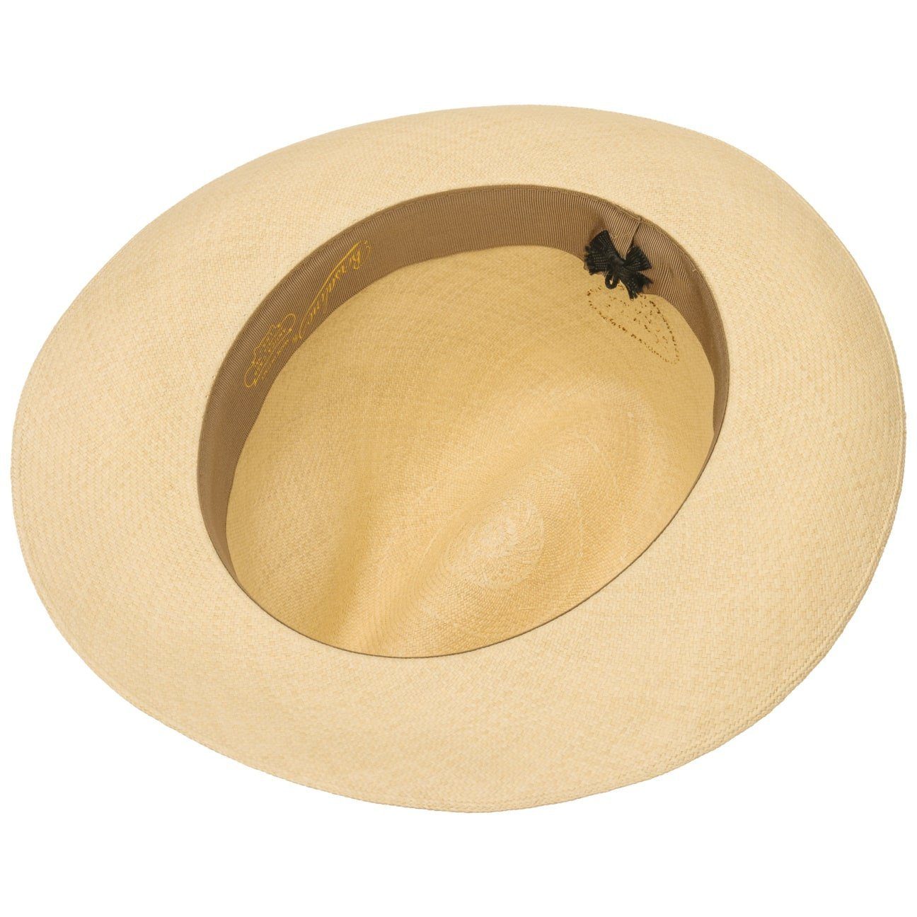 Borsalino Sonnenhut (1-St) Panamahut mit Ripsband, Made in Italy