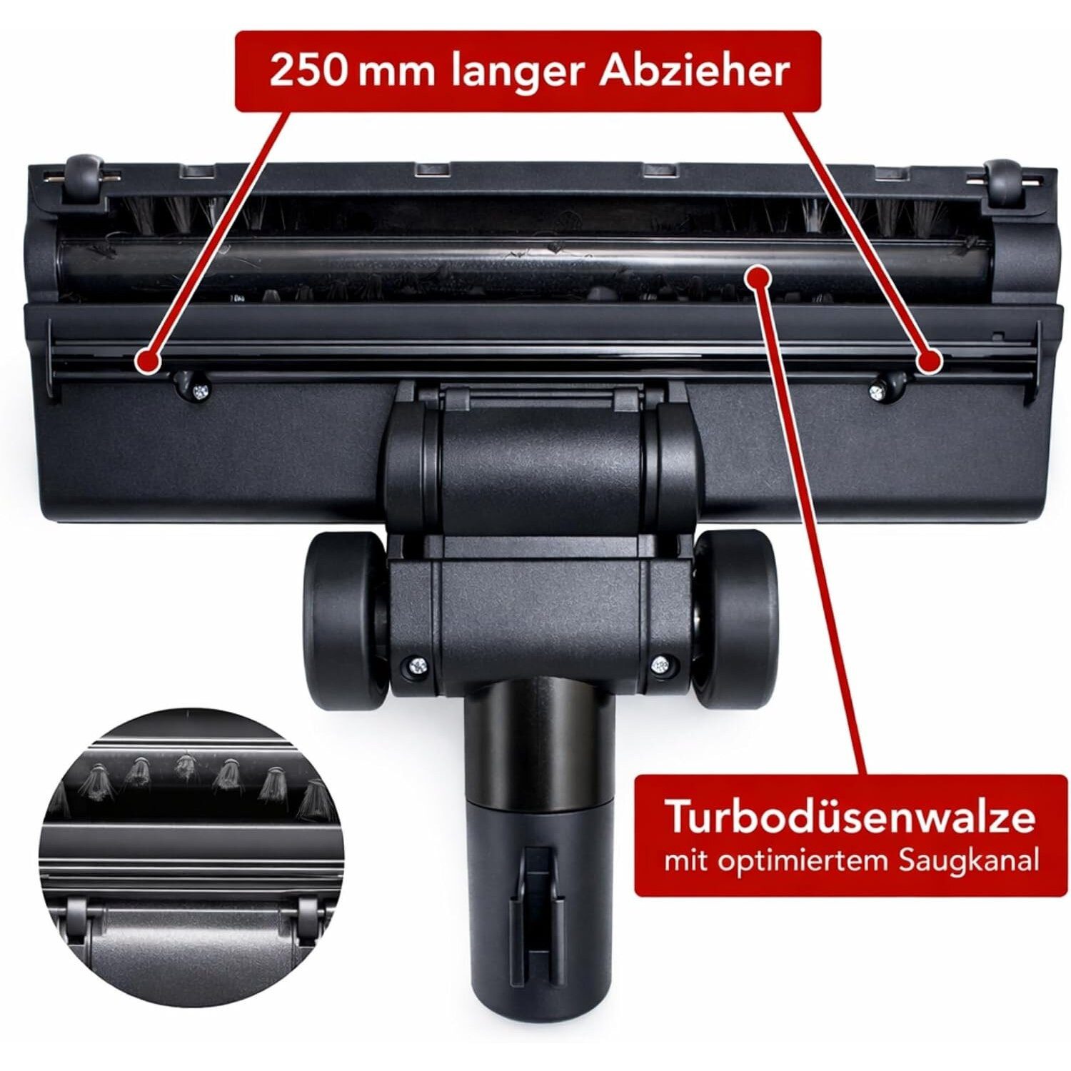 Maxorado Bodendüse Turbodüse passend für Miele Staubsauger S8430 C3 C2 C1 Bodendüse Düse, Zubehör für Staubsauger, (1-tlg), S8 S7 S6 S5 S4 S2 Staubsaugerdpse Tu – Bild 4 von 5