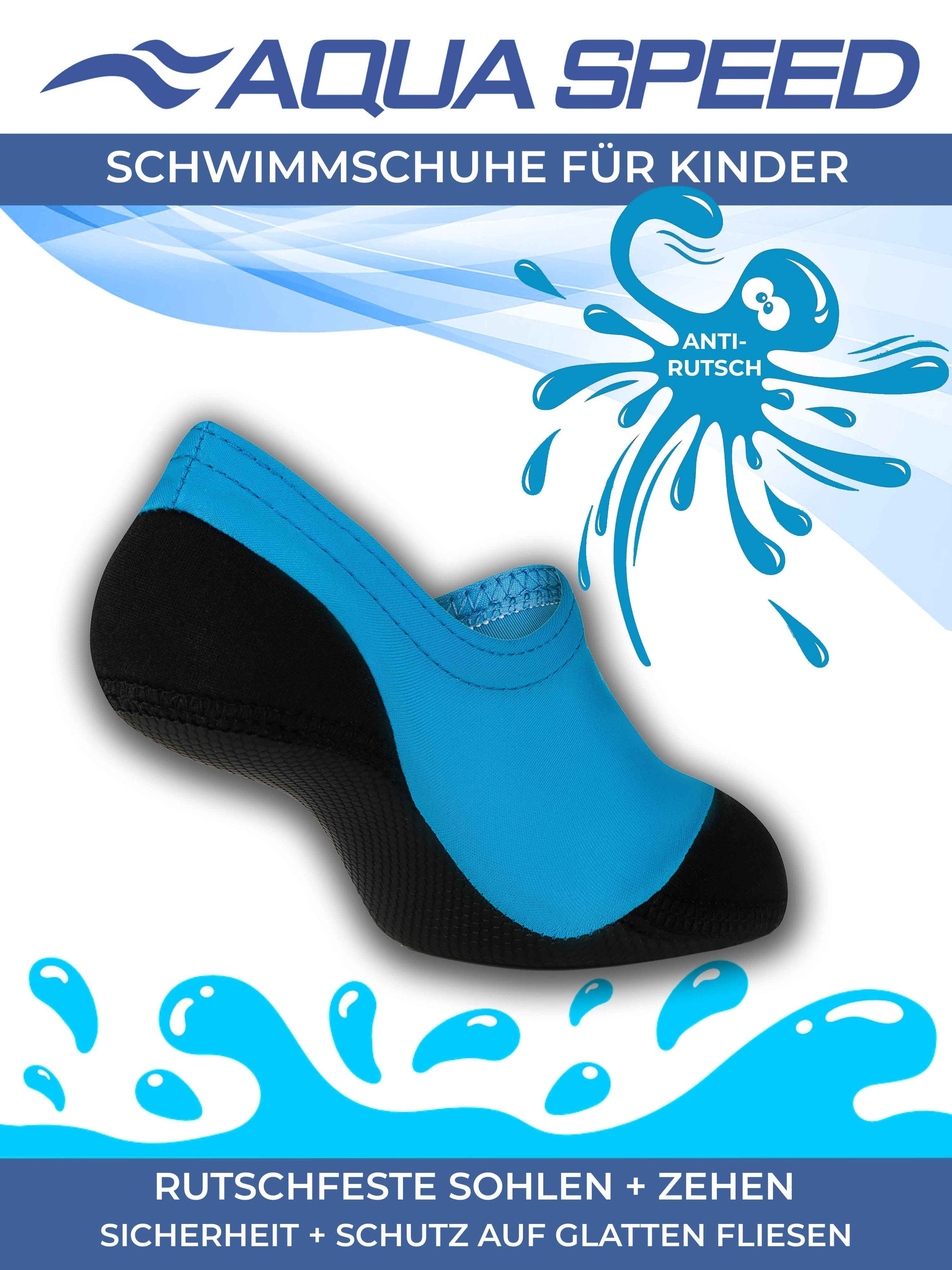 Aqua Speed Neopren-Badesocken Damen 36/37 – Bequem & wasserfest für Aktivitäten Wasserschuh (Aqua-Strandsocken mit Grip – rutschfest & schnelltrocknend, Neopren – Bild 3 von 5