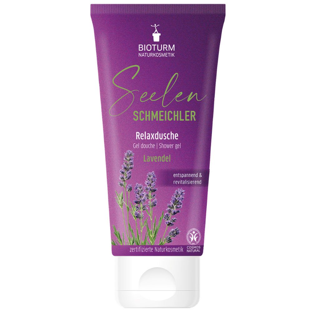 Bioturm Duschgel Seelen-Schmeichler Relaxdusche Lavendel, 200 ml