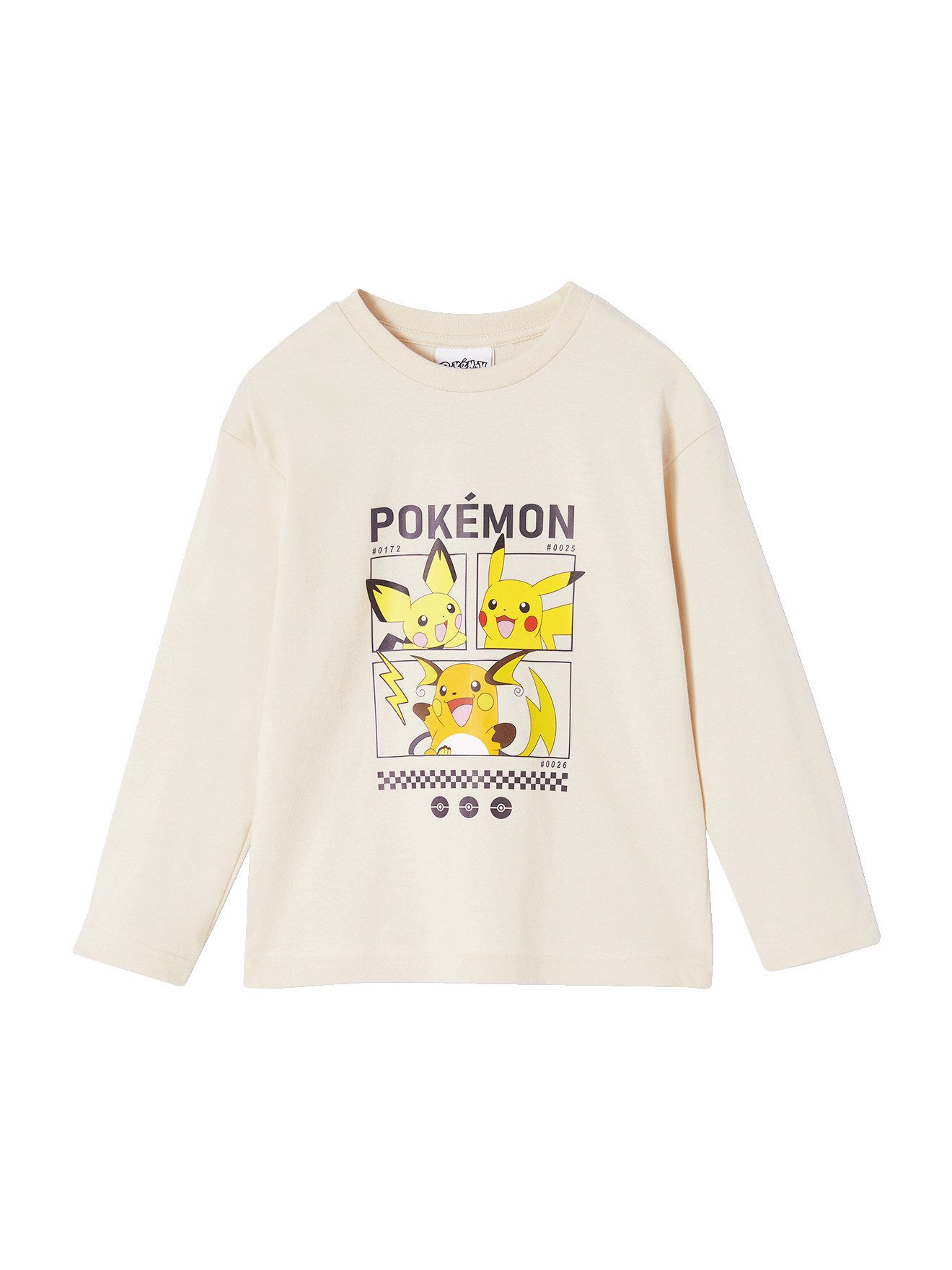 Langarmshirt Kinder Shirt POKEMON mit großem Print