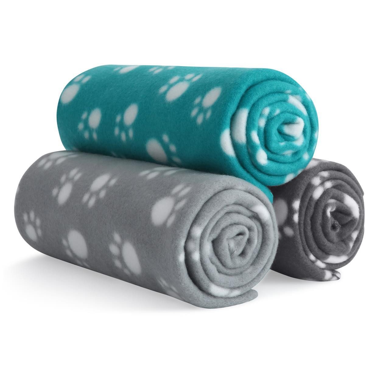 Wohndecke eco-line Tierdecken 3er Set Fleece ca. 70x100, wometo, OEKO-TEX®, günstig online kaufen