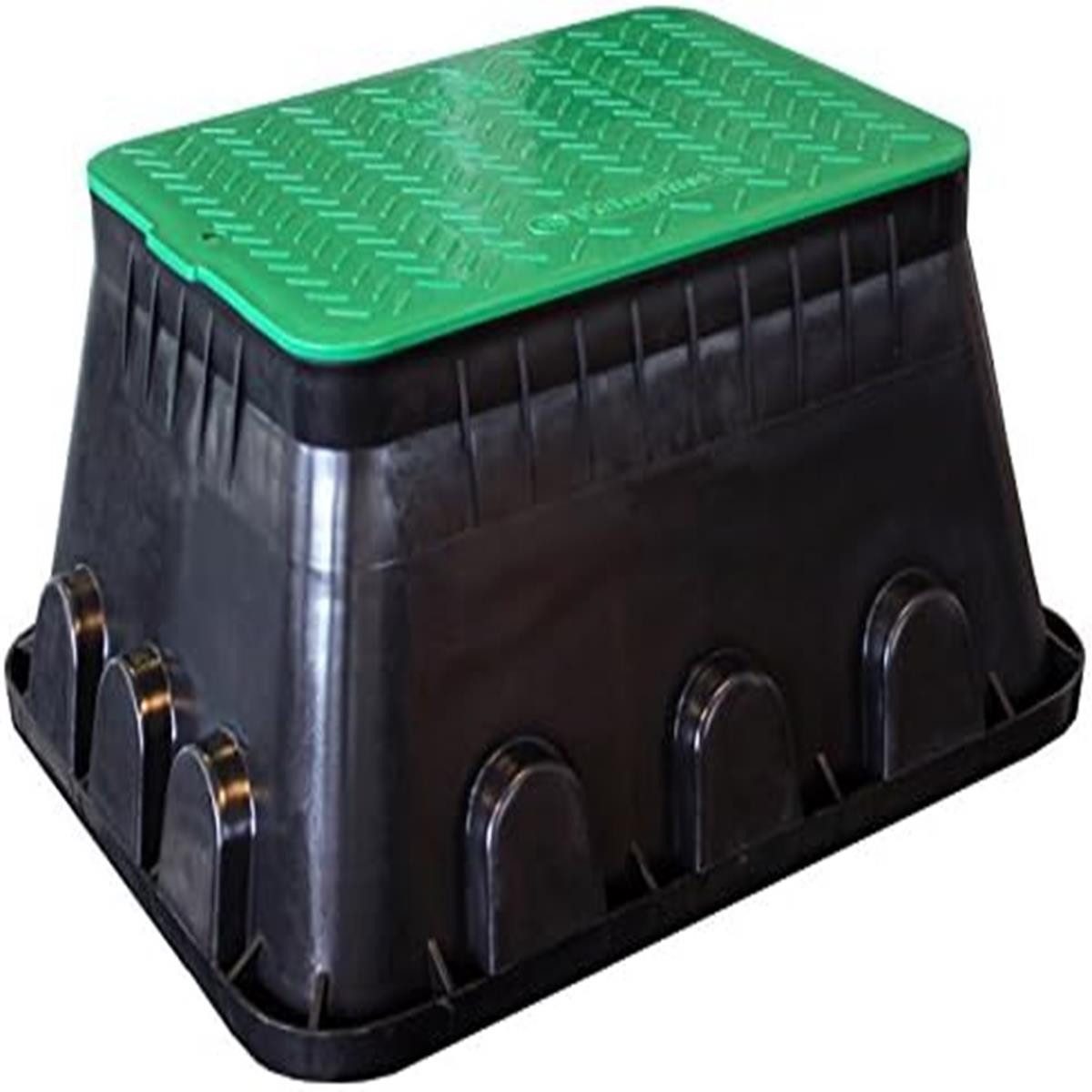 INTERGARDEN Bewässerungsventilbox Bodeneinbaukasten, 65x51cm, Gartenbewässerung, Ventilkasten, Trafo