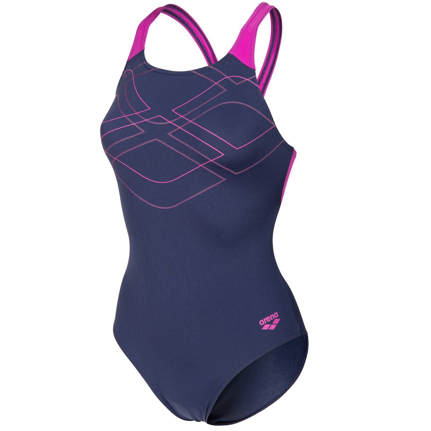 Arena Badeanzug Graphic Swimmsuit Swim Pro Back Blickdicht