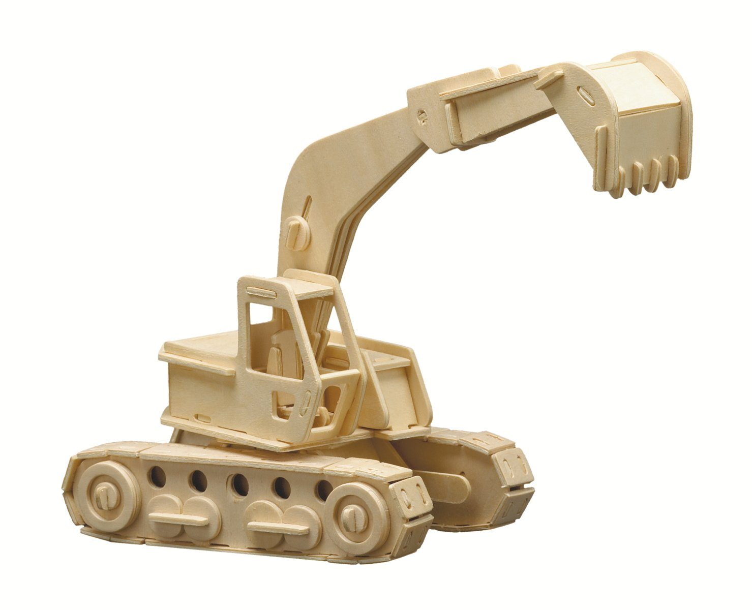 Pebaro 3D-Puzzle Holzbausatz Bagger, 863/7, 125 günstig online kaufen