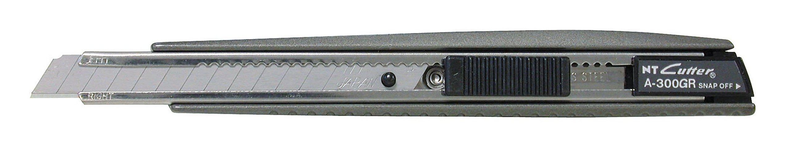 NT Cutter Cuttermesser, Klinge: 0.9 cm, Mit Drucktaste 9 mm