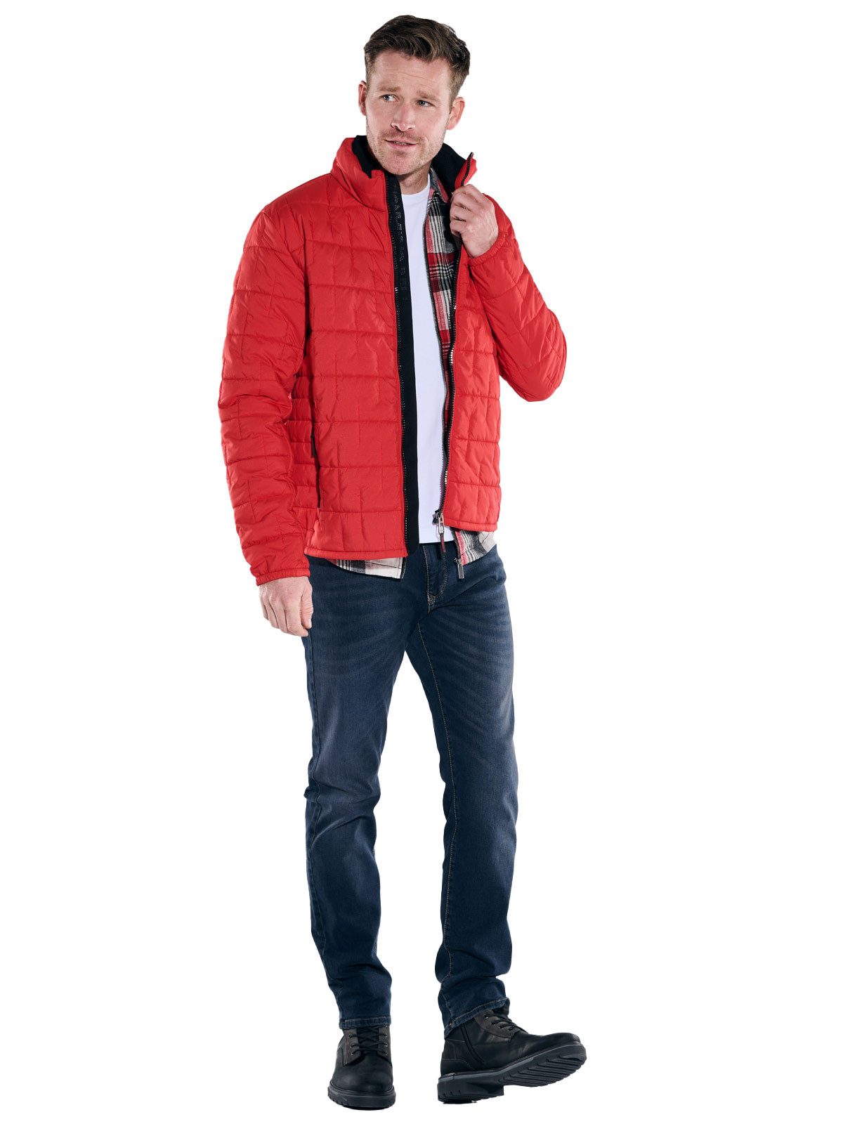 Engbers Steppjacke Herren Steppjacke, Rot