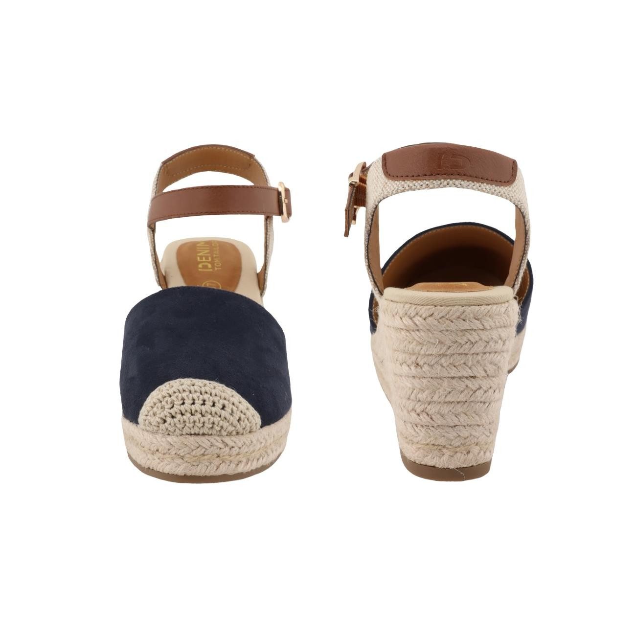 TOM TAILOR Tom Tailor Keilsandale blau EUR 39 Keilsandalette