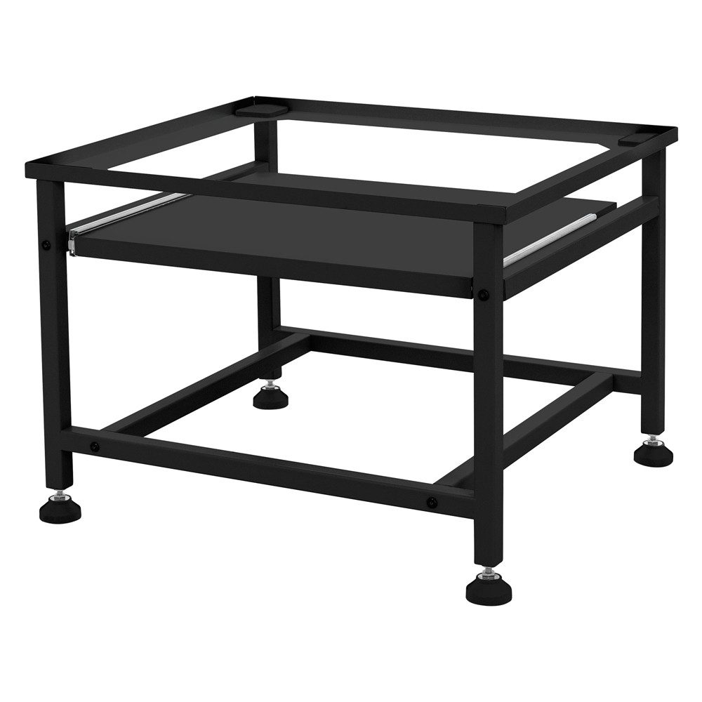 ML-DESIGN Waschmaschinenuntergestell Waschmaschinenzubehör Untergestell Unterbausockel Podest für Trockner, Zubehör für Waschmachinen, Waschmaschinen Unterbau ausziehbare Ablage 62,5x50,1x40,5 cm Stahl