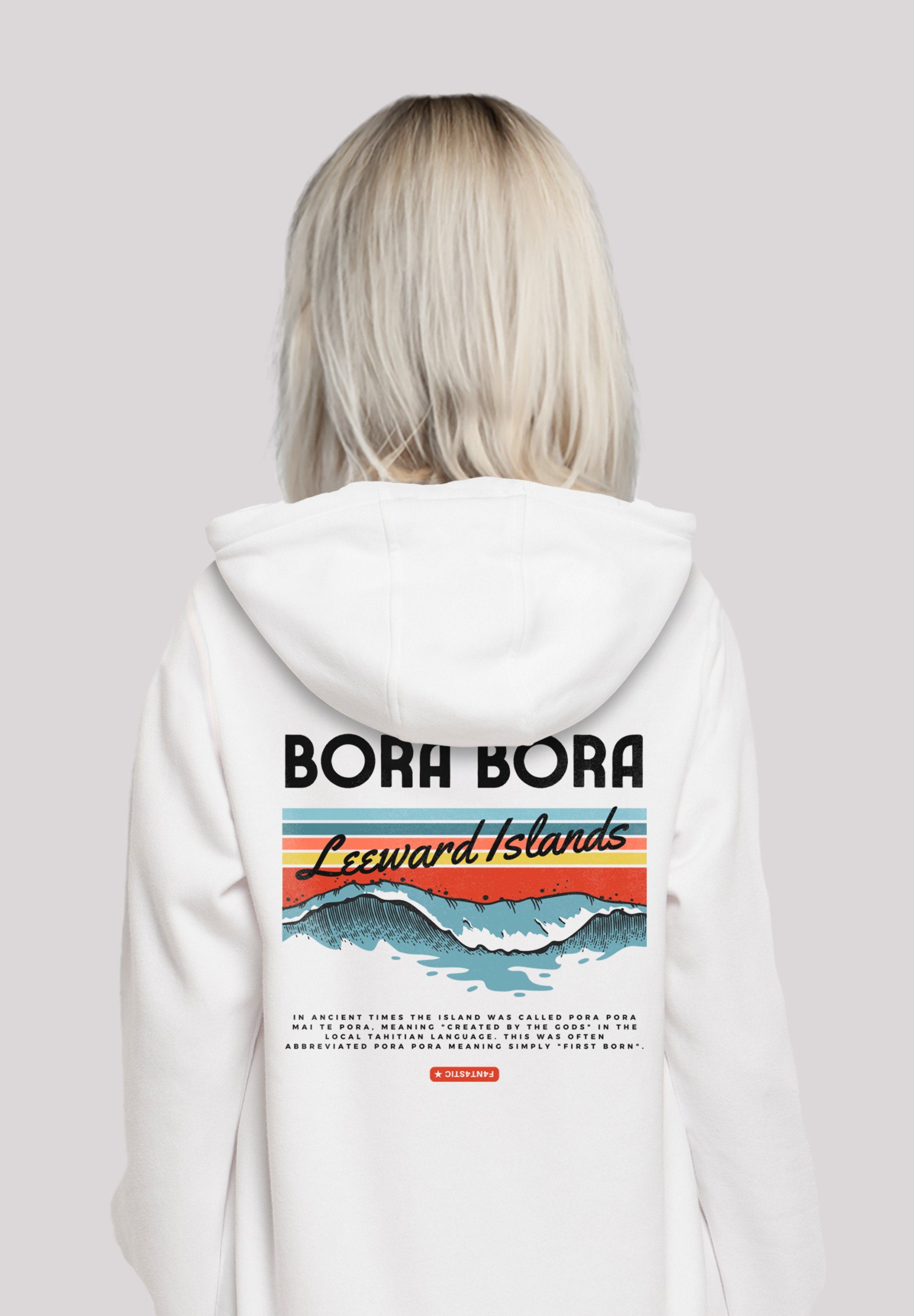 F4NT4STIC Kapuzenpullover Bora Bora Leewards Island Hoodie, Warm, Bequem weiß