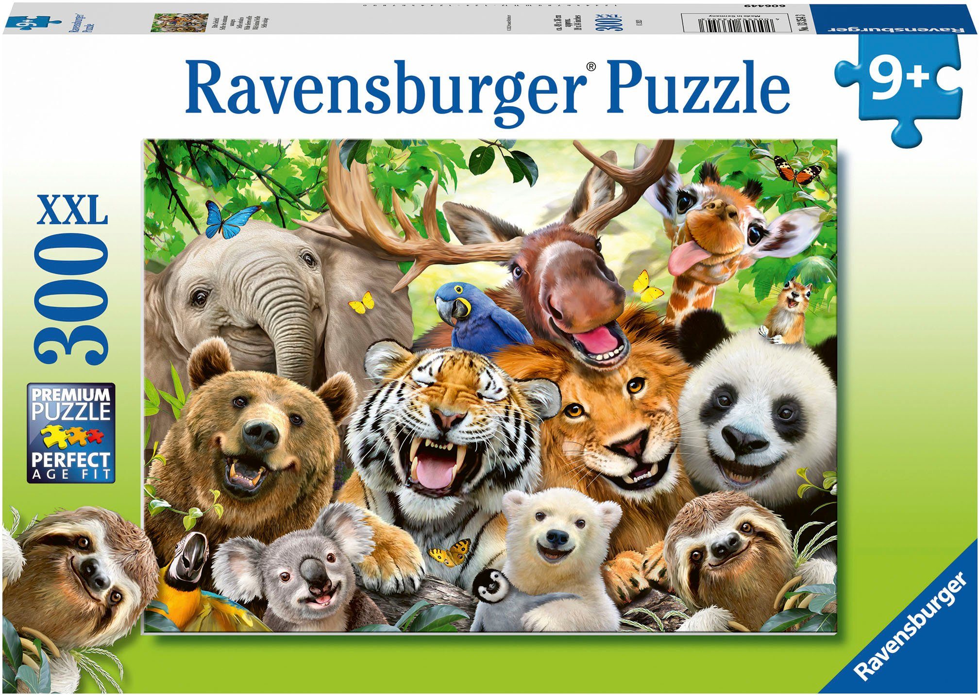 lächeln!, XXL, Made FSC®- in Puzzleteile, - Germany; weltweit 300 Puzzle Bitte Ravensburger schützt 300 Wald