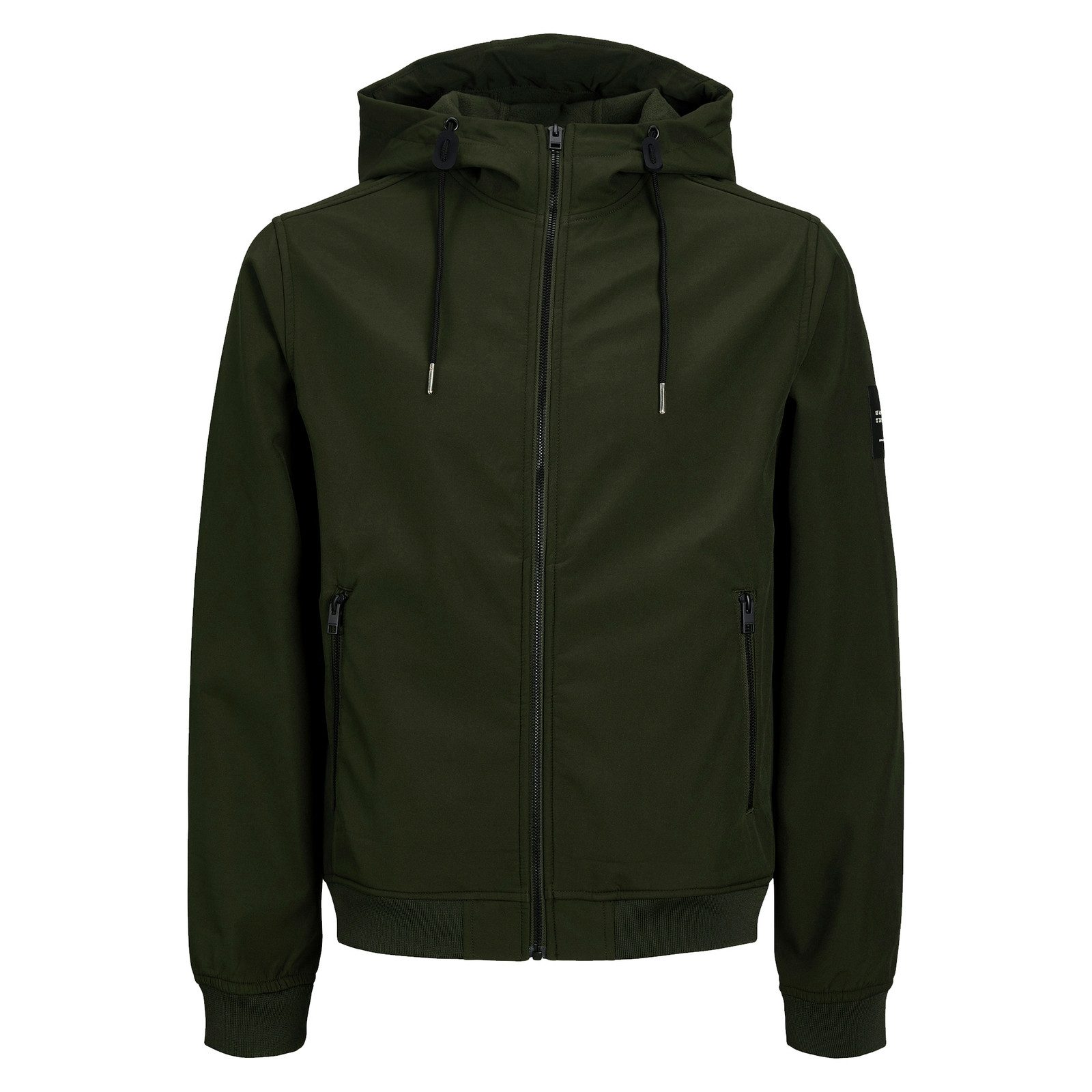 Jack & Jones Softshelljacke Basic Softshell Hood mit weichem Fleece-Innenfutter