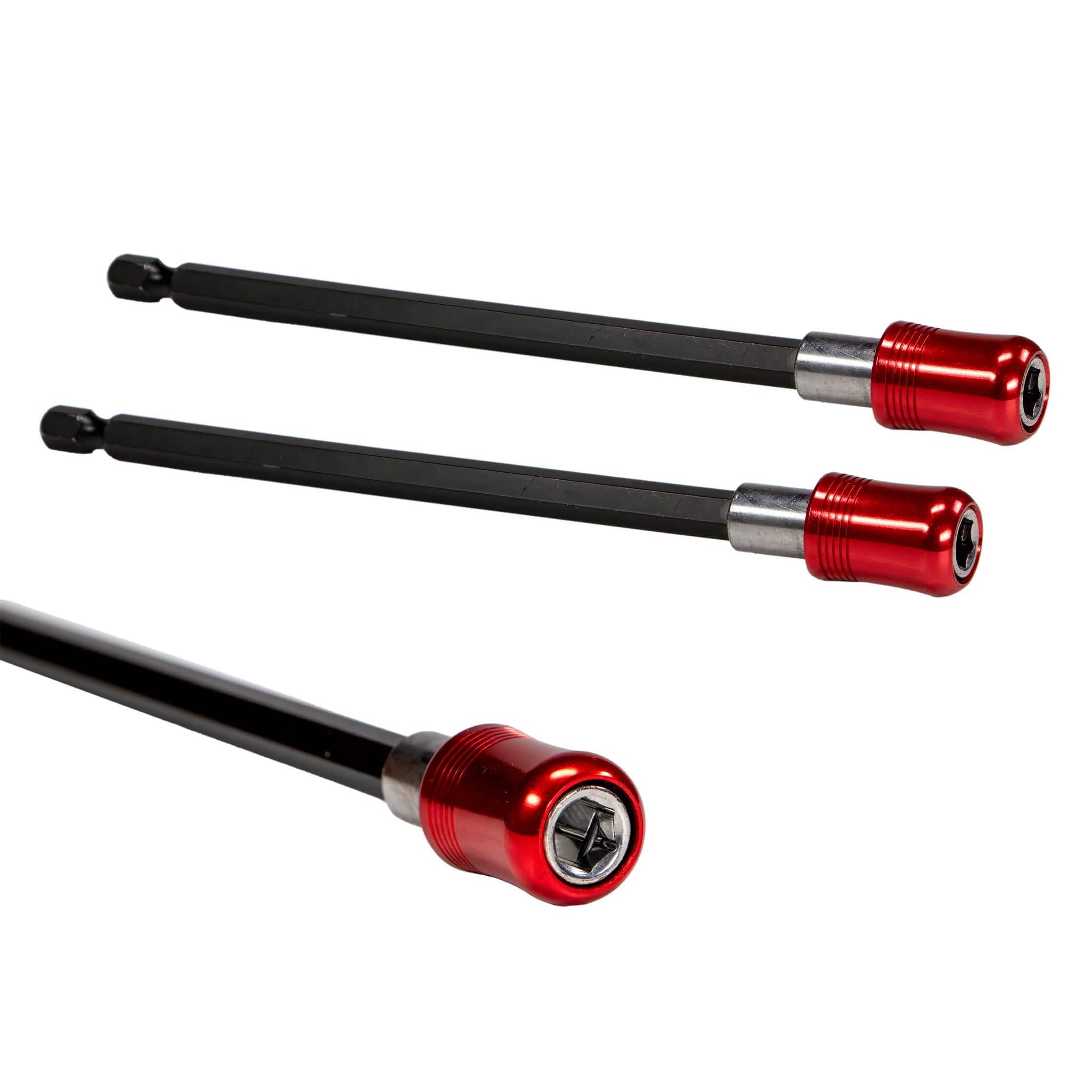 Beast Держатель бит 3er Set Magnetbithalter 150mm langer Schnellwechsel Magnet Держатель бит, (3-tlg), mit Verriegelungsmechanismus