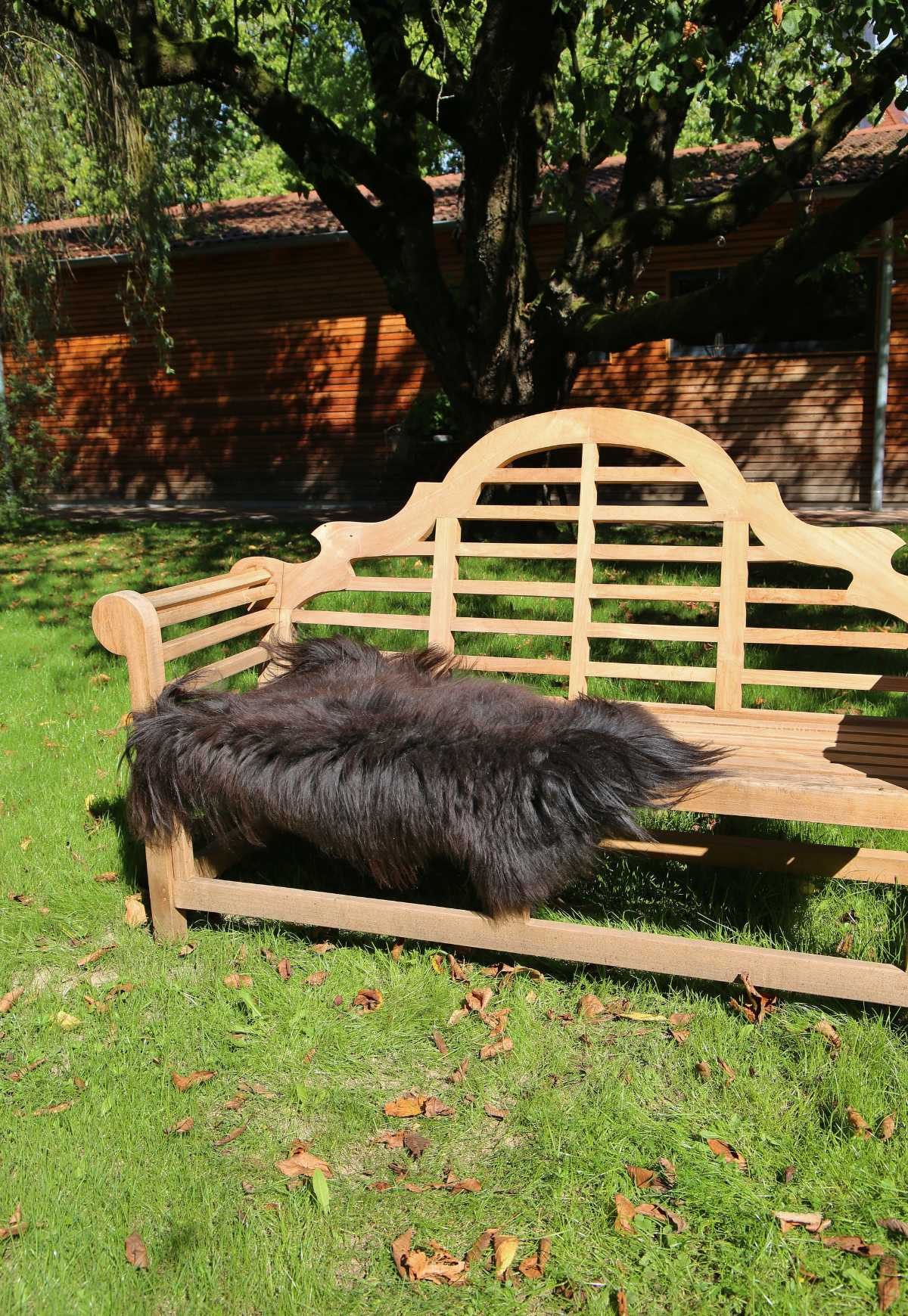 Hollert Fellteppich, Tierform, Lammfell Heidschnucke Braun