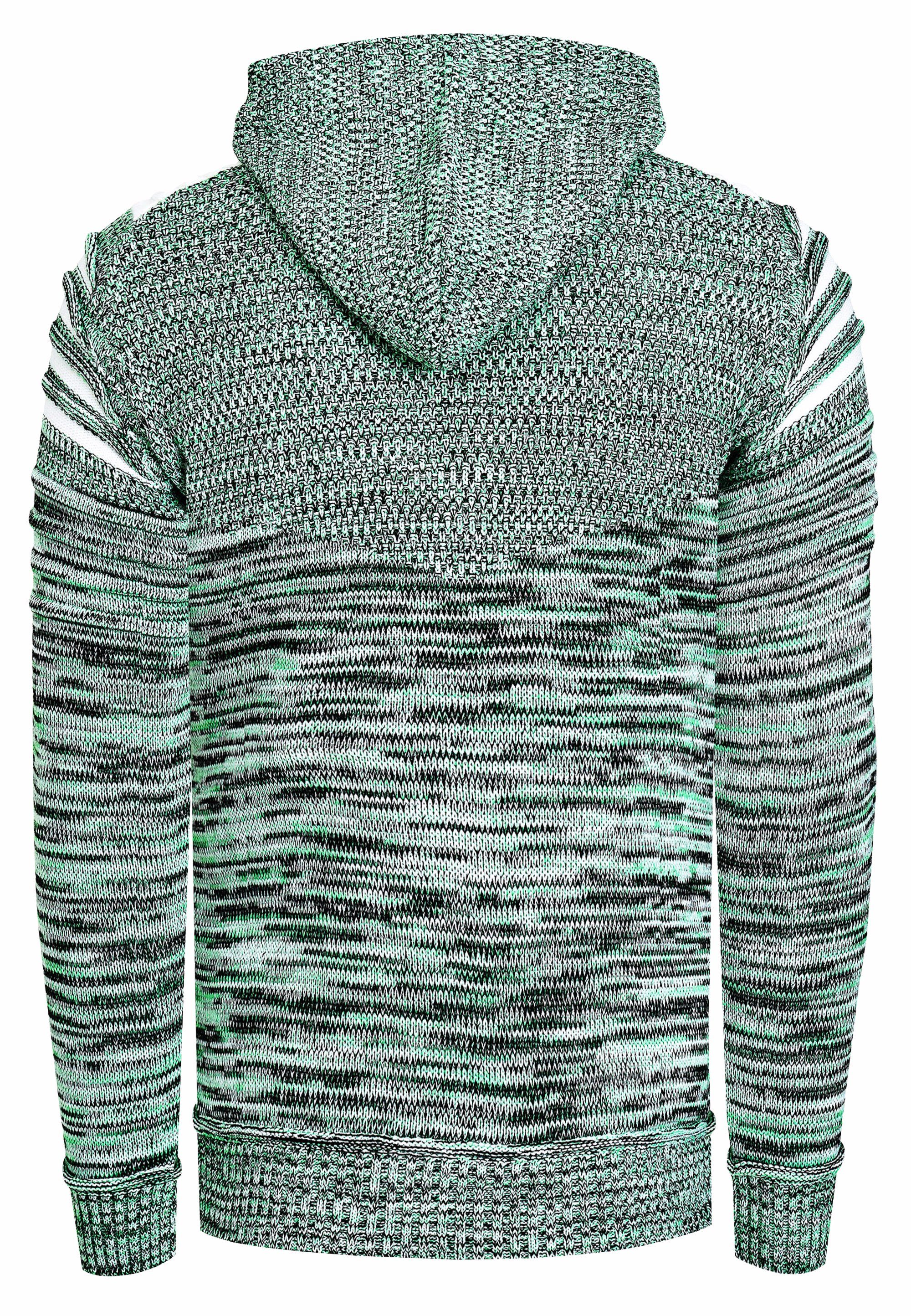 Rusty Neal Kapuzensweatshirt Strickdesign modernem mint in