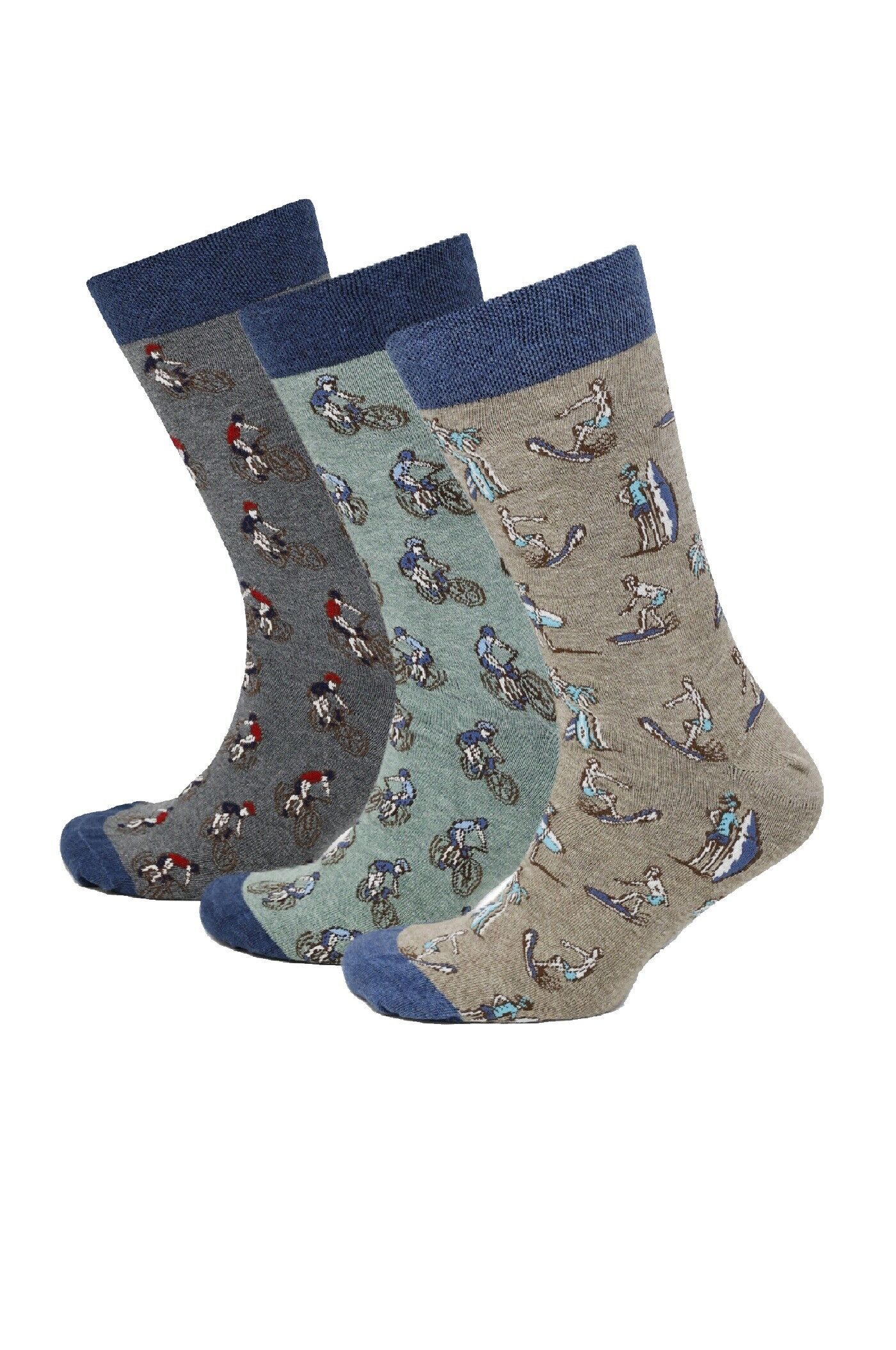 REAL GUYS by J.PLOENES Socken 2702L (3-Paar) im 3er Set, in dekorativer Geschenkbox