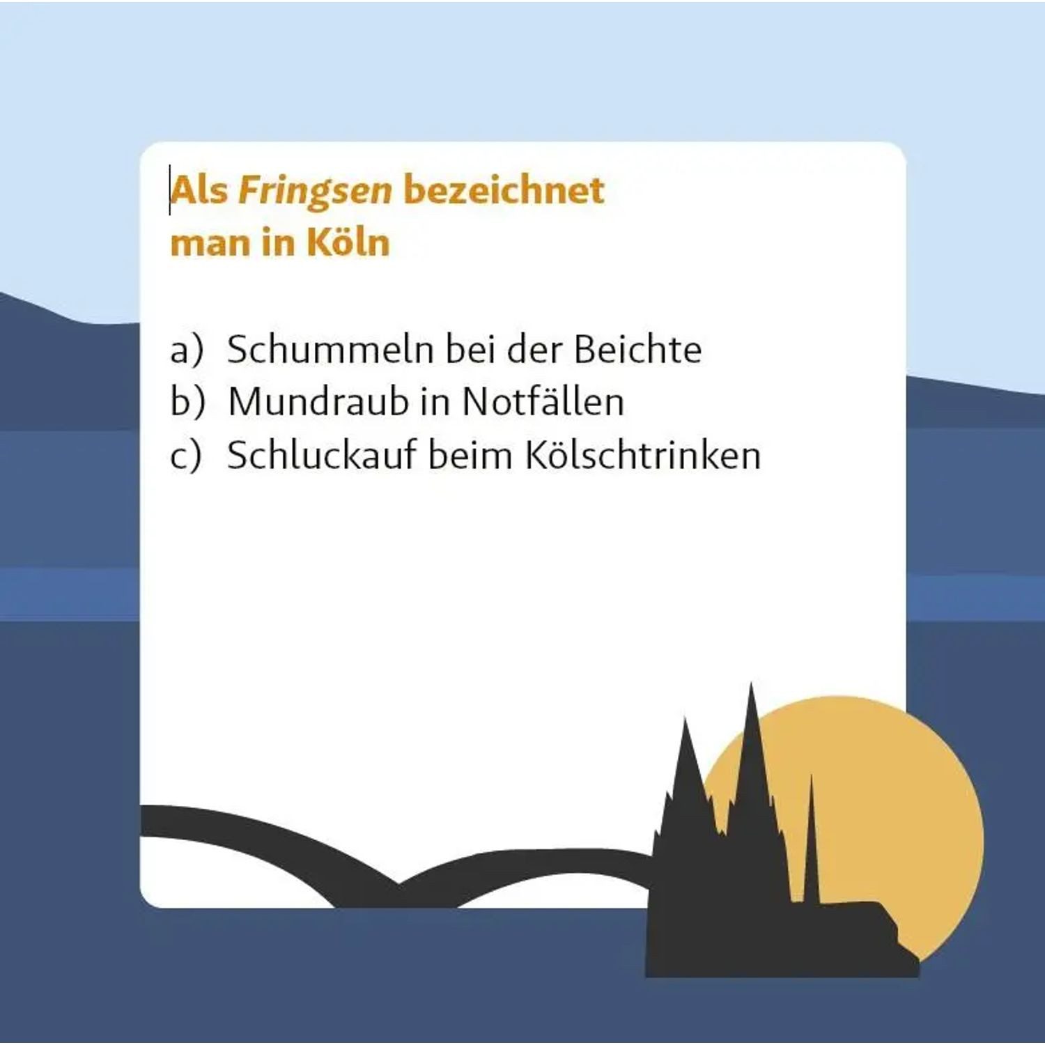 ars vivendi Spiel Wat es dat denn? - Dat kölsche Dialekt-Quiz