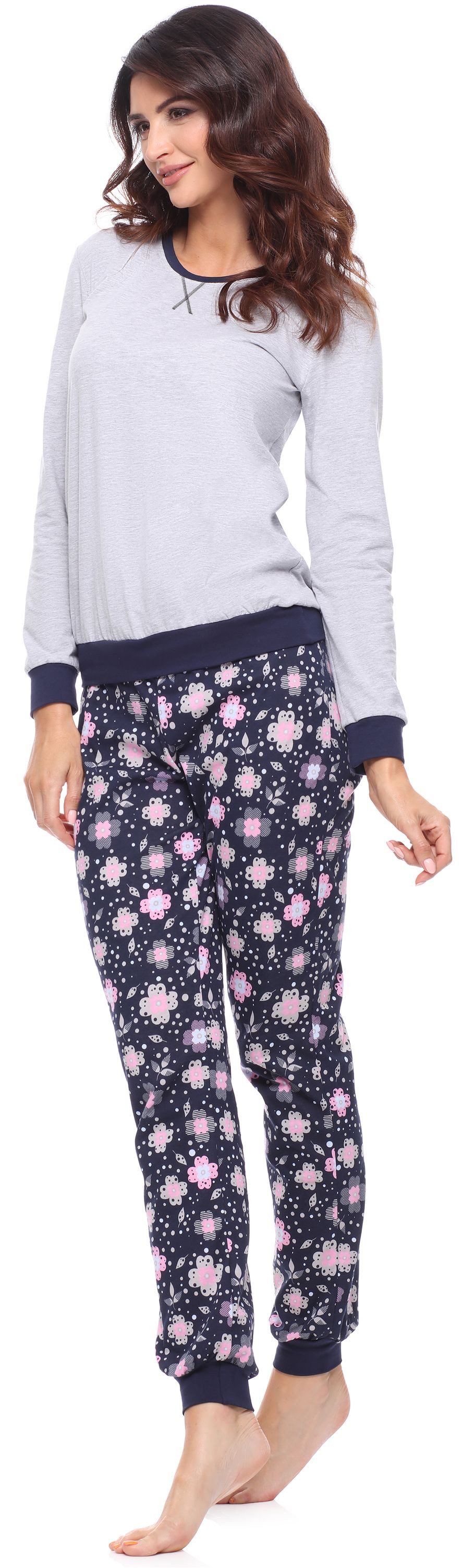 Merry Style Schlafanzug Damen Pyjama MS10-168 aus Baumwolle günstig online kaufen