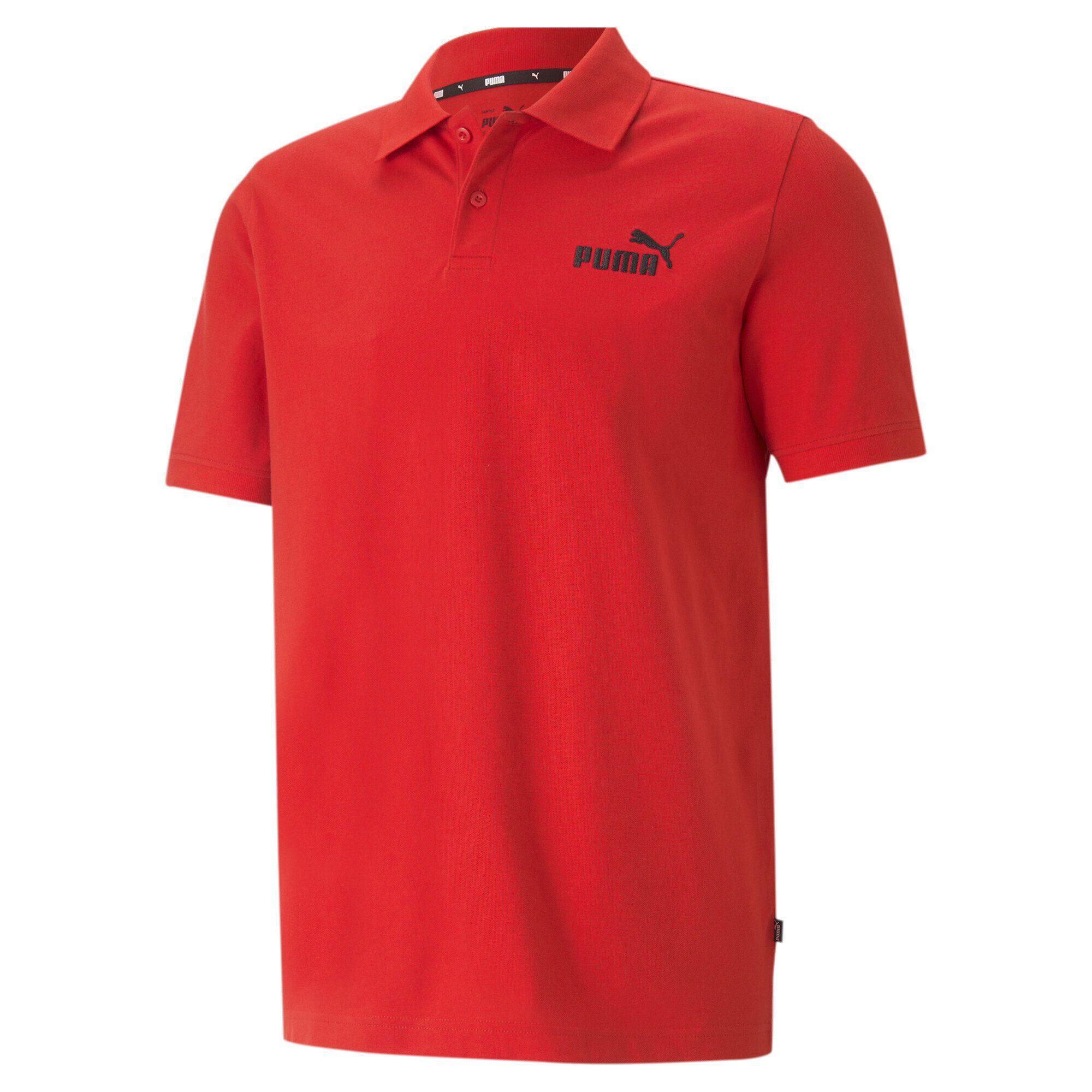 PUMA Poloshirt Essentials Pique Poloshirt Herren High Risk Red