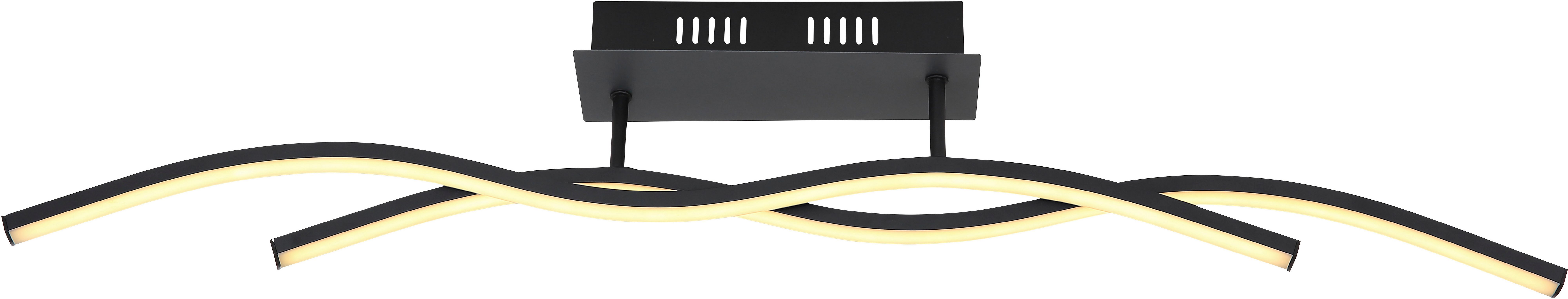 GLOBO LIGHTING Deckenleuchte MARIUS, LED fest integriert, Warmweiß, LED Deckenleuchte für Wohn- & Esszimmer lang