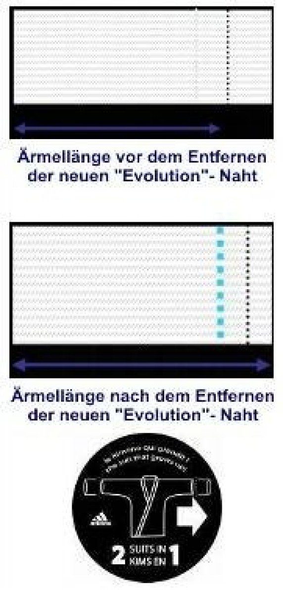 adidas Performance Karateanzug Evolution Doppelgröße weiß für Einsteiger