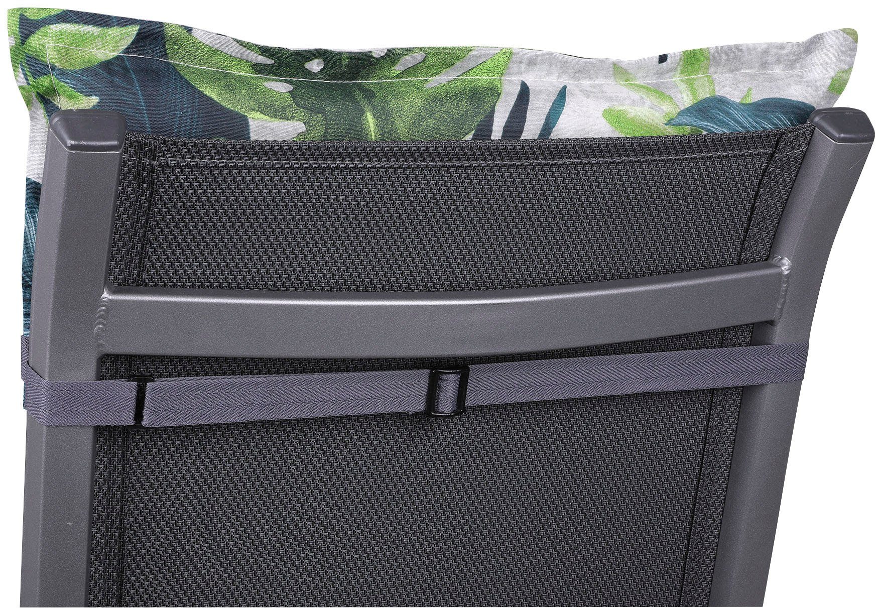 GO-DE Sesselauflage, (Set, 2 St), 100 x 50 cm, nieder