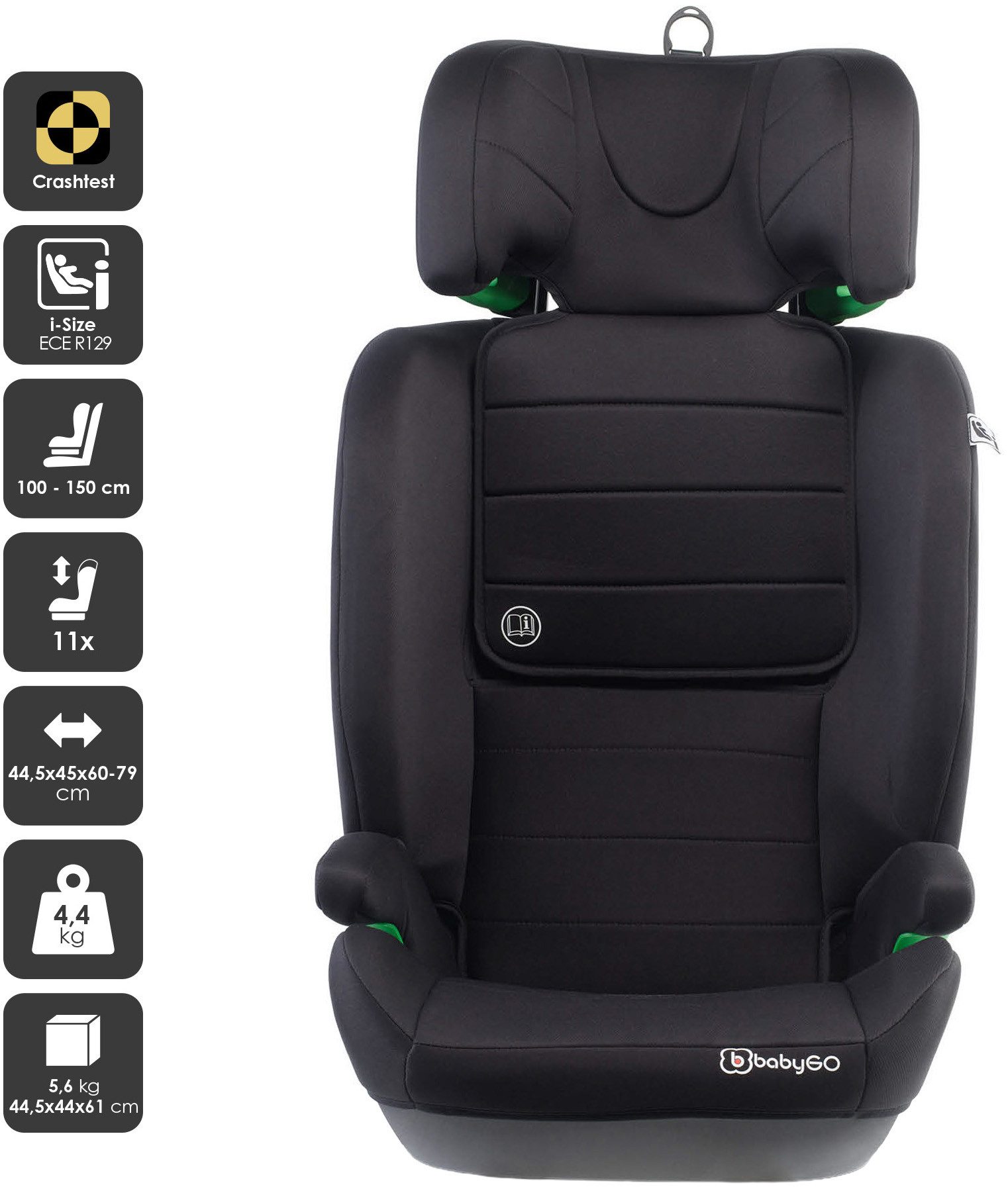 BabyGo Autokindersitz Safeway, ab: 3 Jahren, bis: 12 Jahren, ab: 100 cm, bis: 150 cm