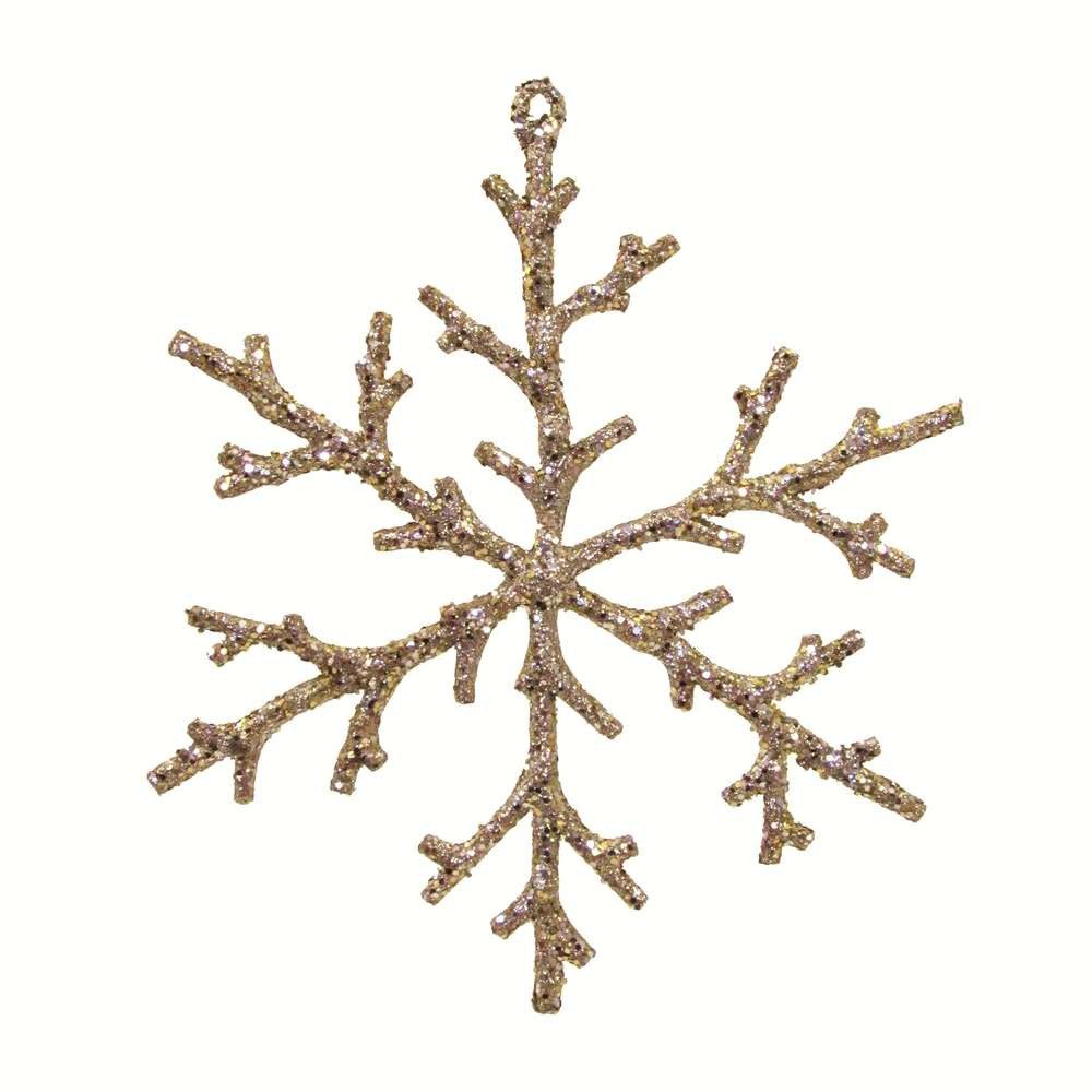 Gasper SCHNEEFLOCKE ca. 20cm. Flocke aus KUNSTSTOFF.