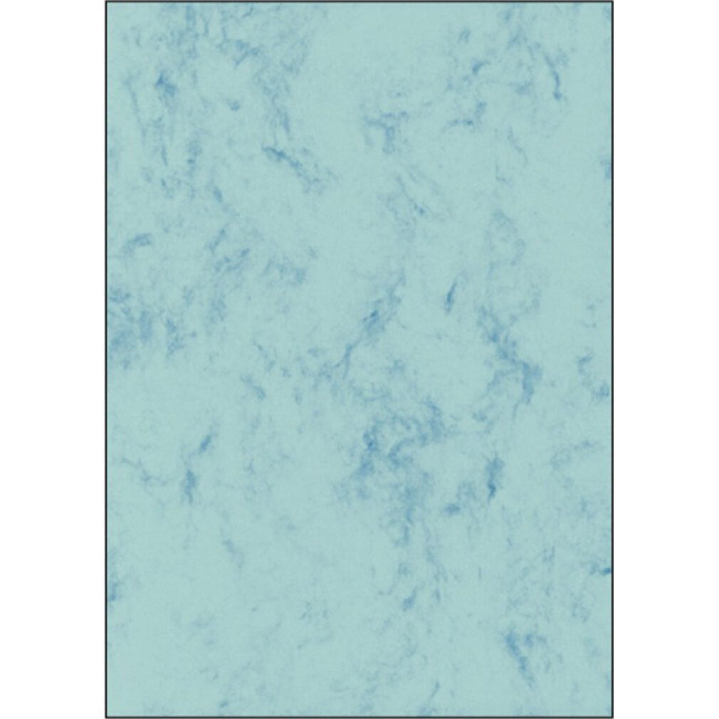 Sigel Briefpapier Briefpapier Marmor blau DIN A4 200 g/qm 50 St.