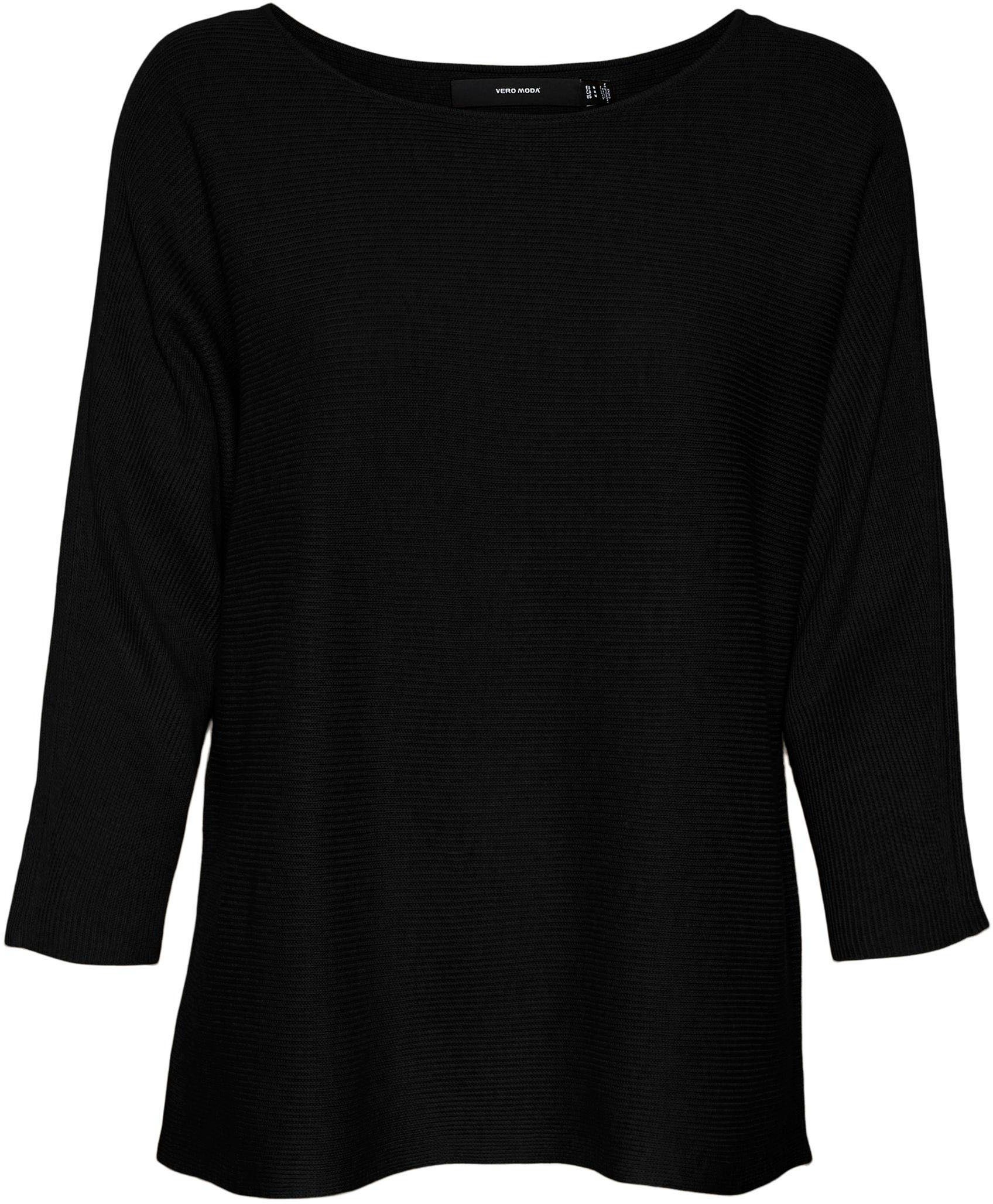 Vero Moda 3/4 Arm-Pullover VMNORA 3/4 BOATNECK BLOUSE NOOS mit Fledermausärmeln – Bild 4 von 5