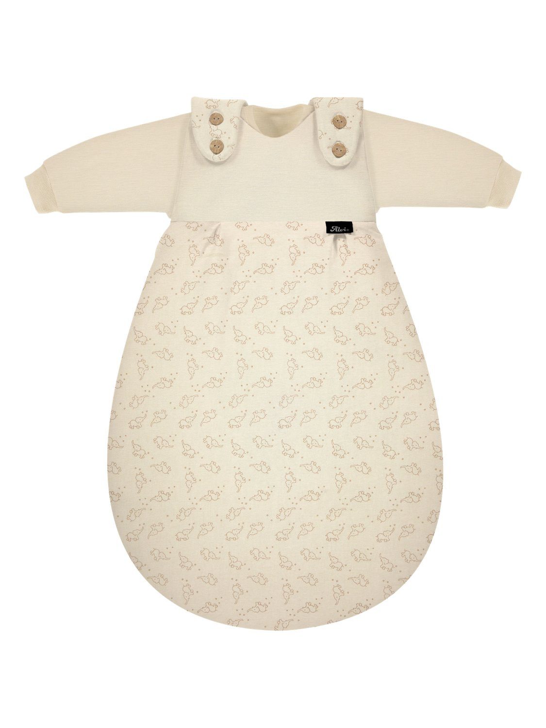 Alvi® Babyschlafsack Baby-Mäxchen 3-teilig Bio-Baumwolle (3 tlg., 1x Außensack, 2x Innensack), TOG Wert: 2.5
