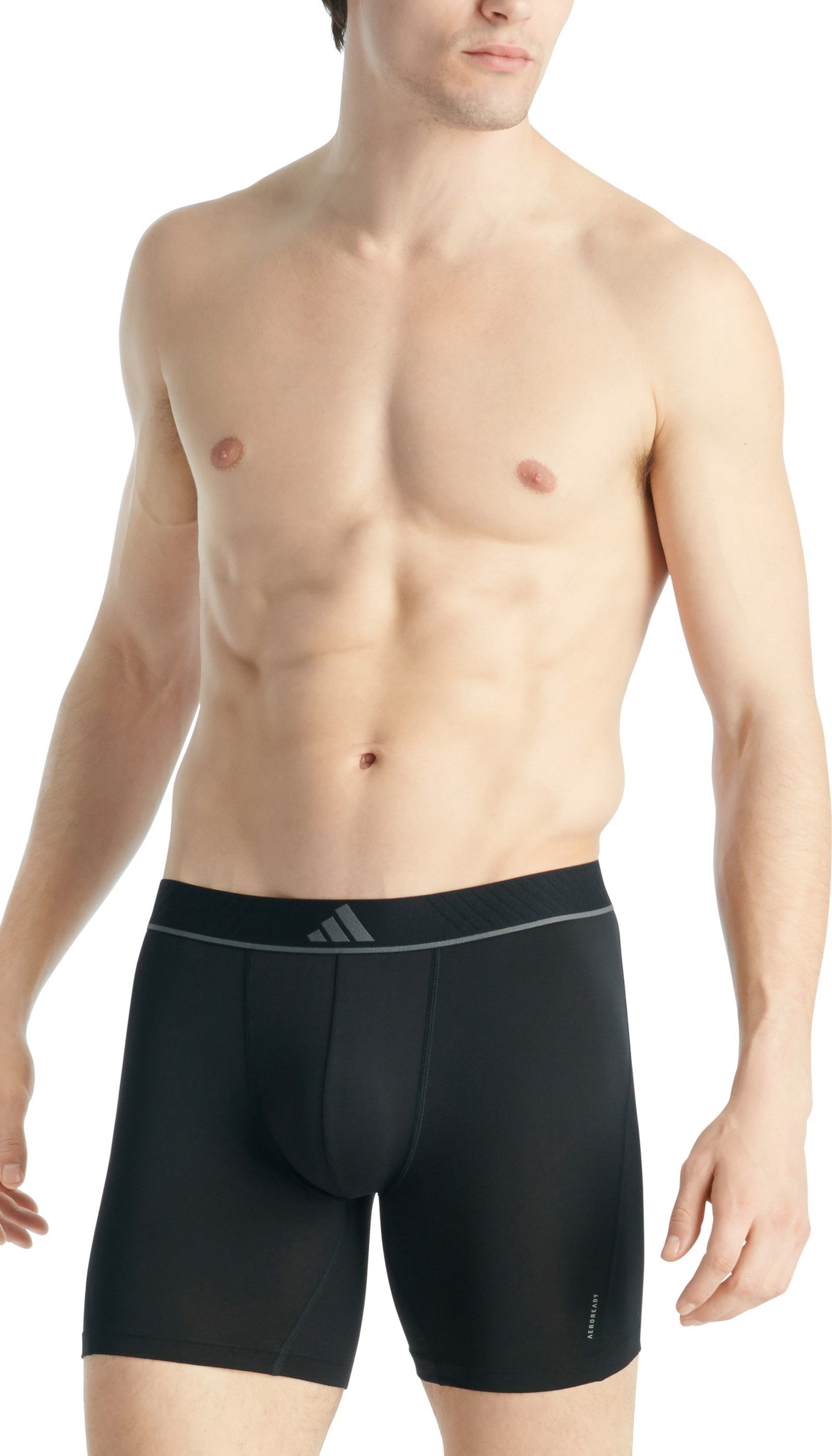 adidas Sportswear Langer Boxer Active Micro Flex (3er Pack) Logo-Bund, elas günstig online kaufen