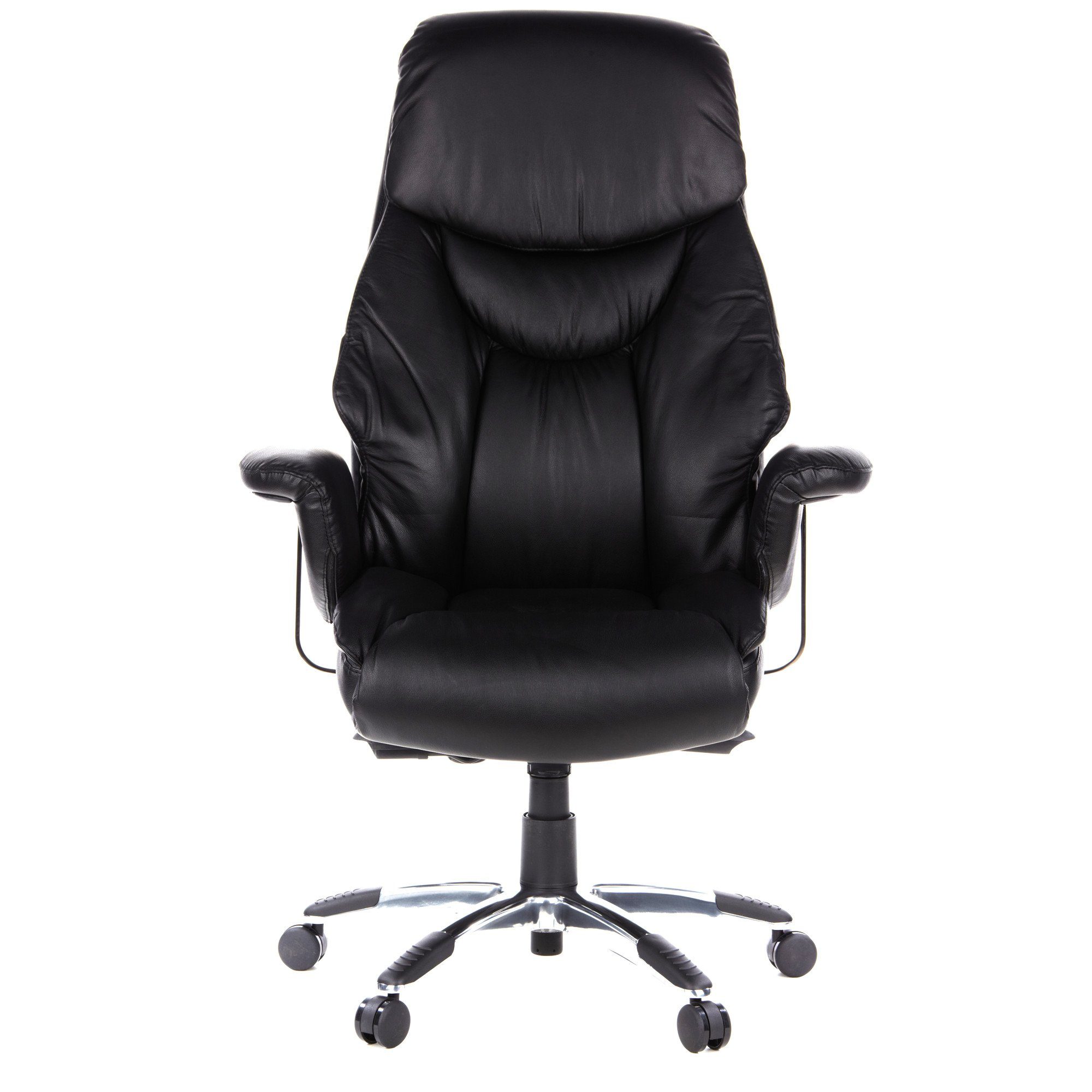 hjh OFFICE Drehstuhl Luxus Chefsessel PRADO Kunstleder mit Armlehnen (1 St), Bürostuhl ergonomisch