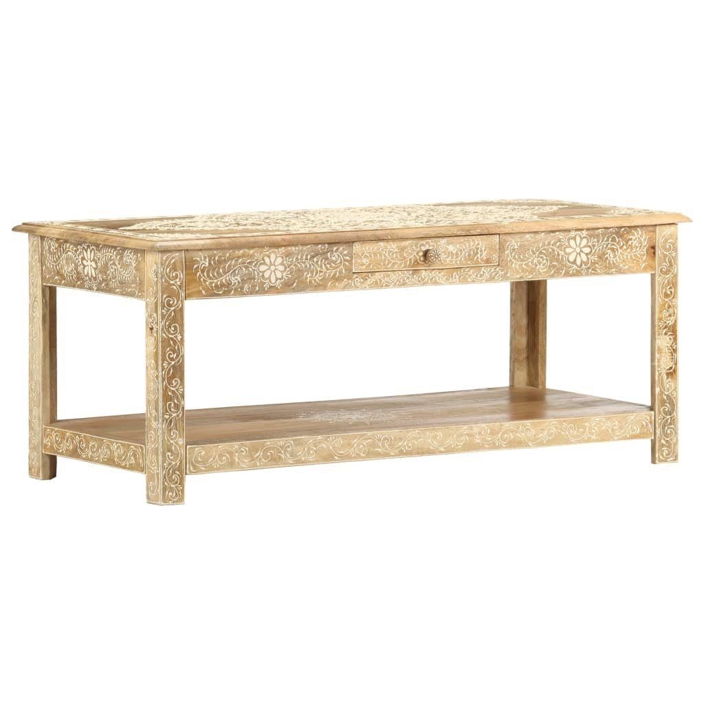 vidaXL Couchtisch Couchtisch 110 x 50 x 45 cm Handgemalt Massivholz