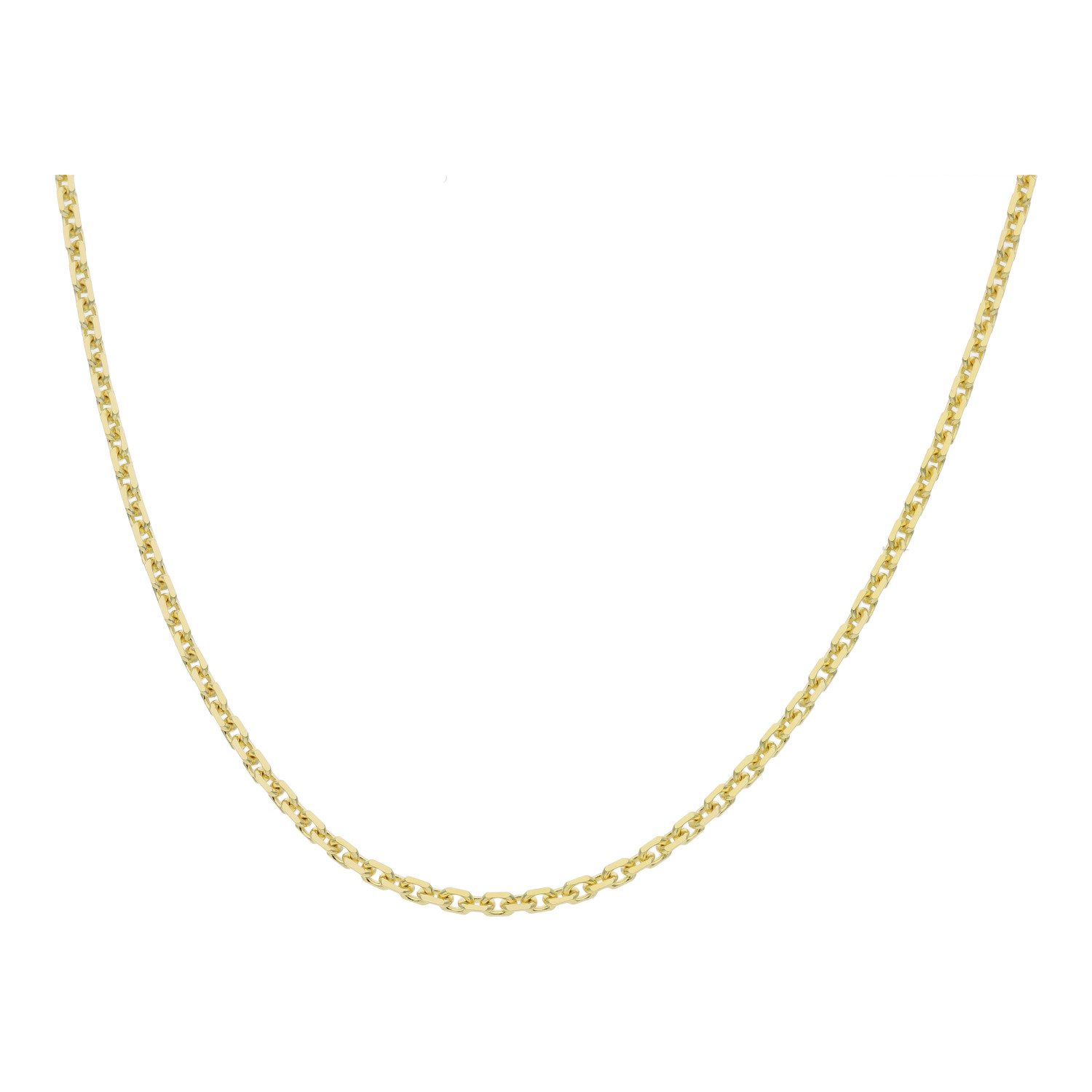 JuwelmaLux Goldkette JuwelmaLux Goldkette Anker diamantiert 585 Unisex JL48-05-0026 (1-tlg)