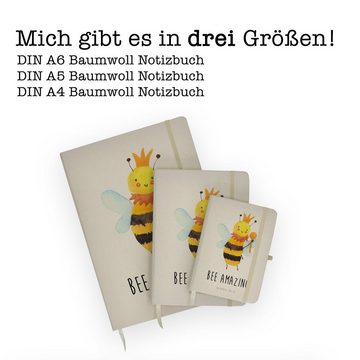 Mr. & Mrs. Panda Notizbuch Biene König - Transparent - Geschenk, Tagebuch, Notizheft, Wespe, Adr Mr. & Mrs. Panda, 96 Seiten