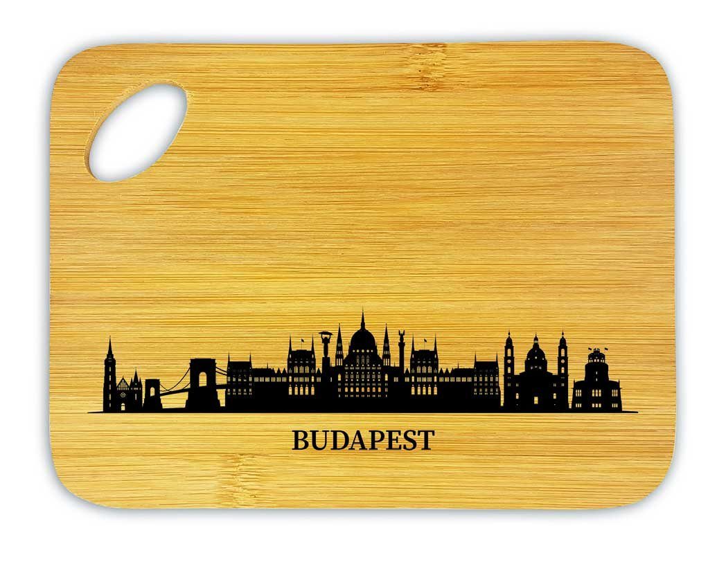 die Stadtmeister Bambus Frühstücksbrett Budapest, Skyline