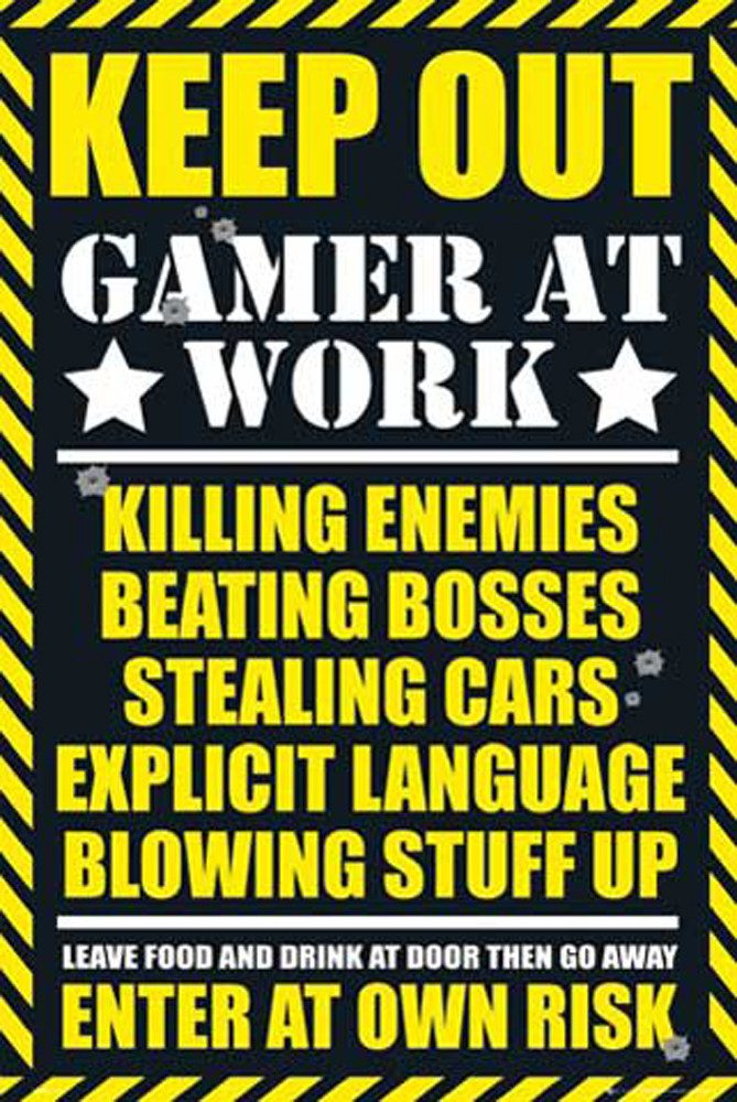 Poster Gaming - Poster - Keep Out