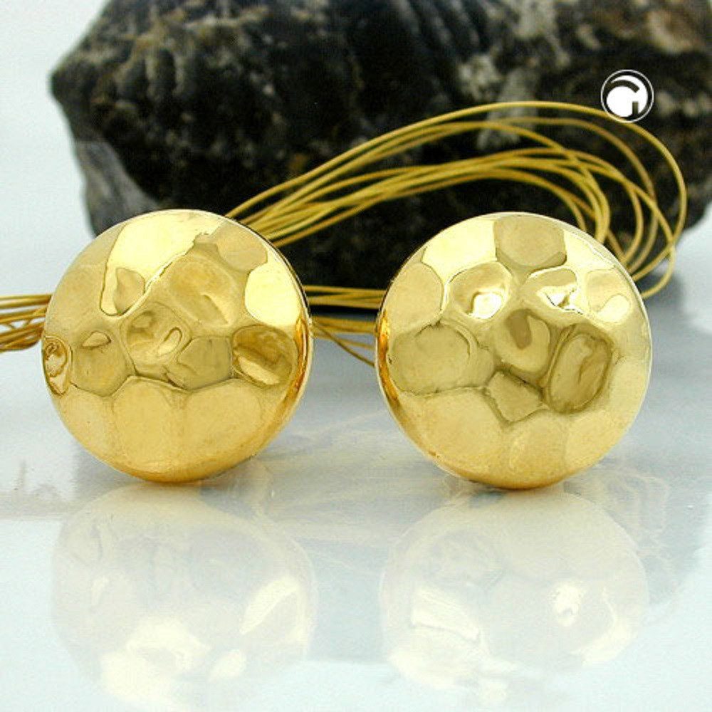 unbespielt Paar Ohrclips Modeschmuck Ohrringe goldfarben-glänzend günstig online kaufen