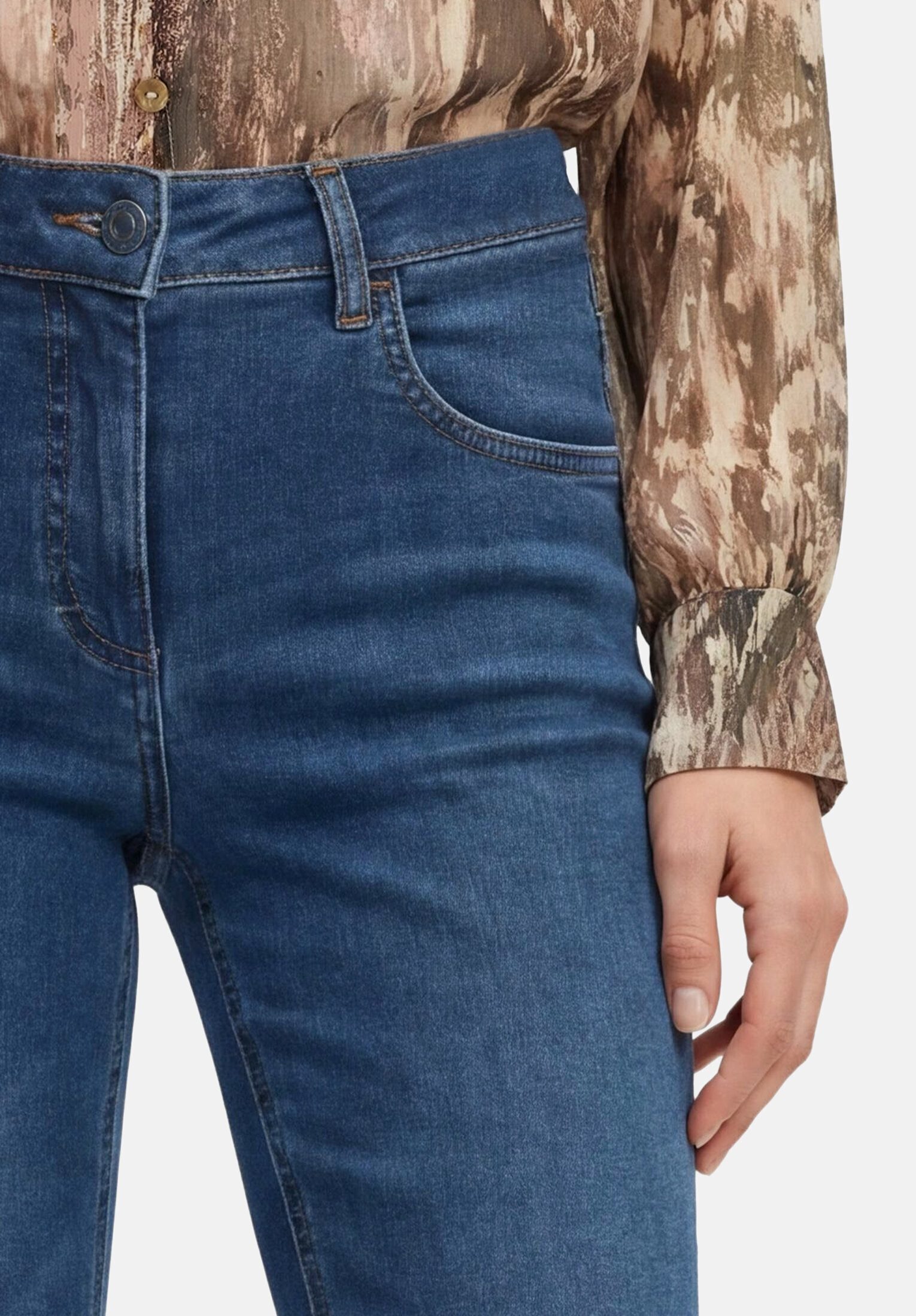 Betty Barclay Weite Jeans Damen mit aufgesetzten Taschen
