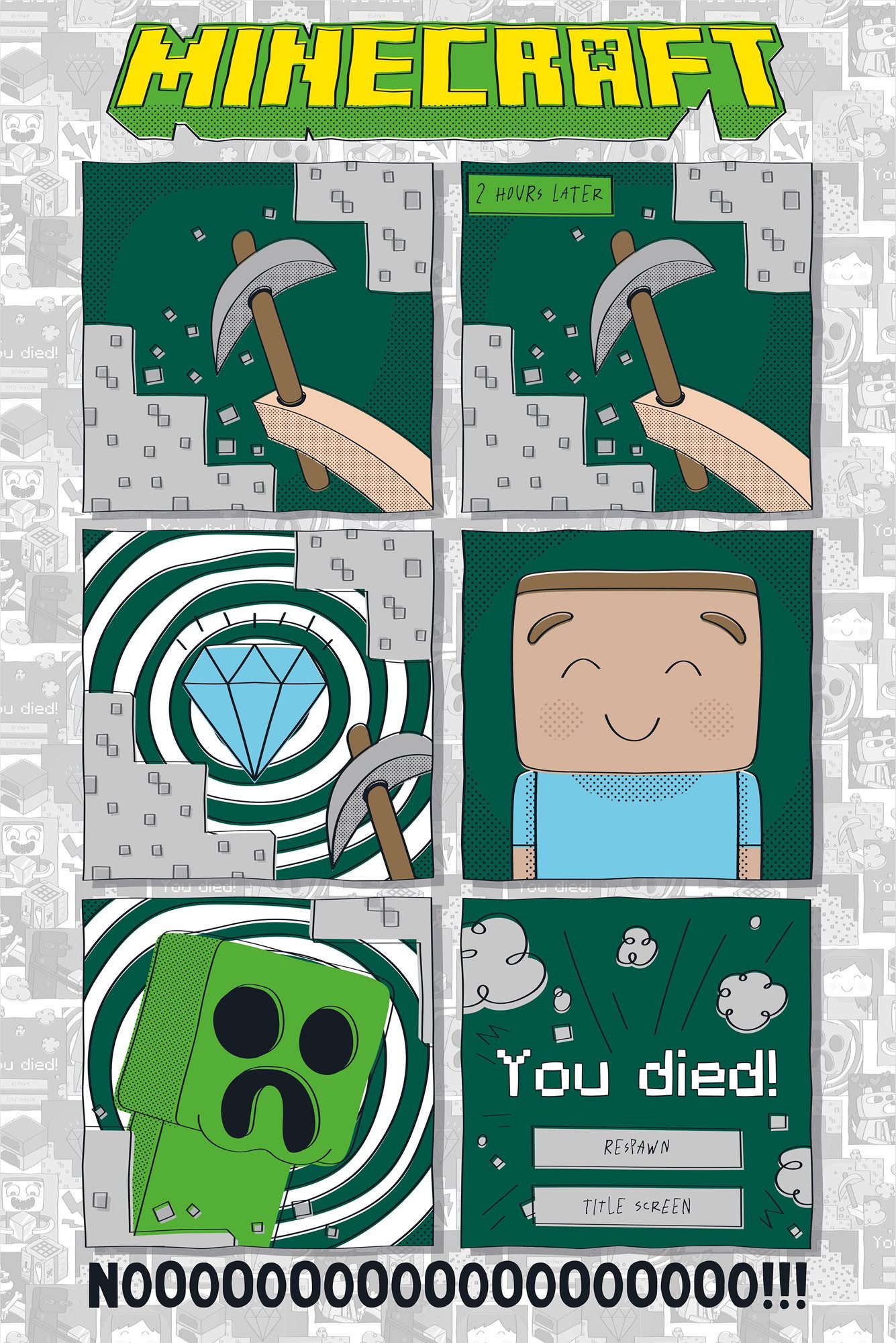 Poster Minecraft - Poster - One last Diamond