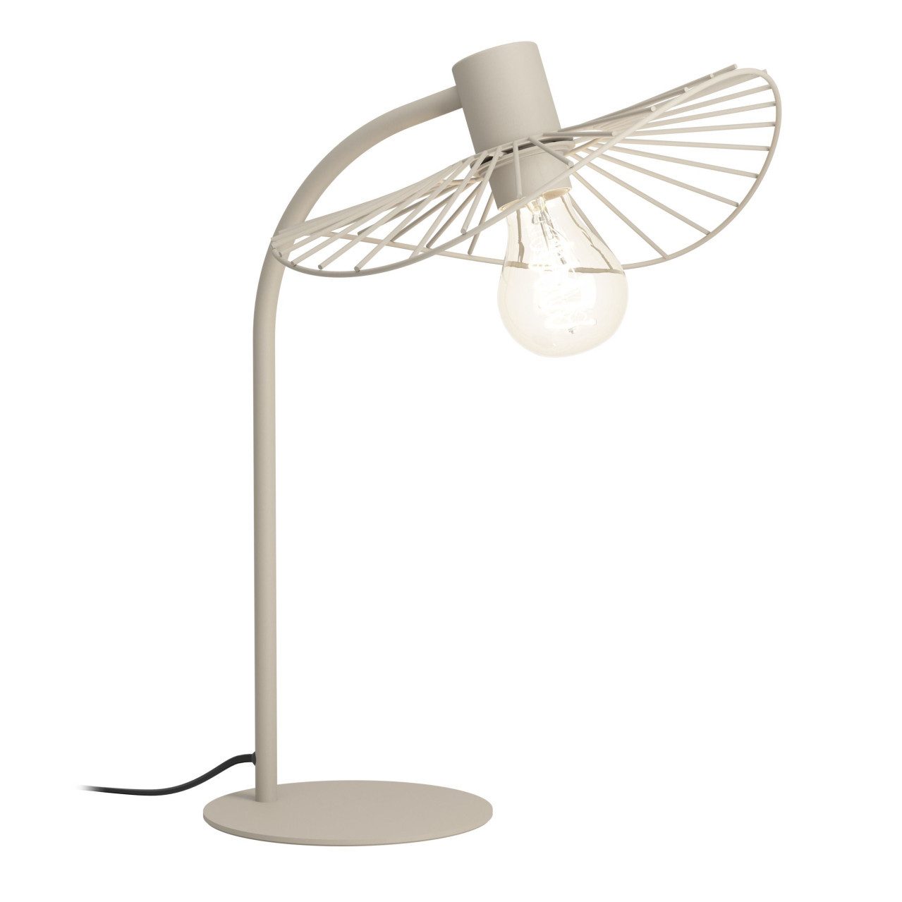 EGLO Schreibtischlampe Eglo Tischleuchte Arroturas E27 36,5 x 45 cm, Ohne Leuchtmittel, Nicht dimmbar ohne Bewegungsmelder