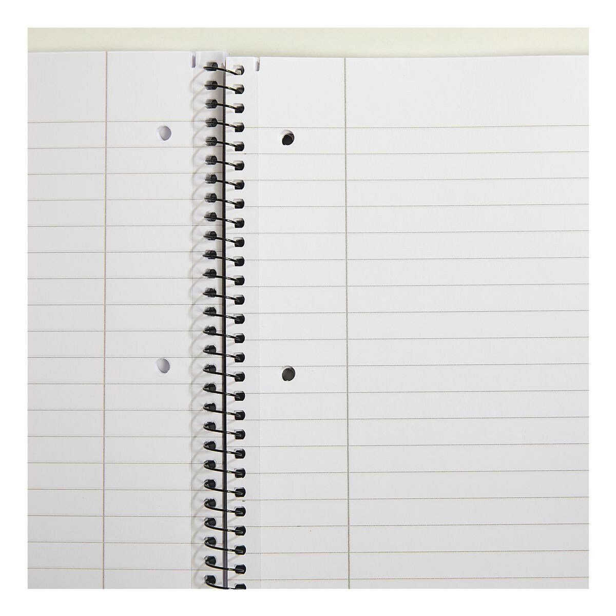 Herlitz Collegeblock, A4, 80 Blatt, mit Rand, Lochung und abgerundeten Ecken