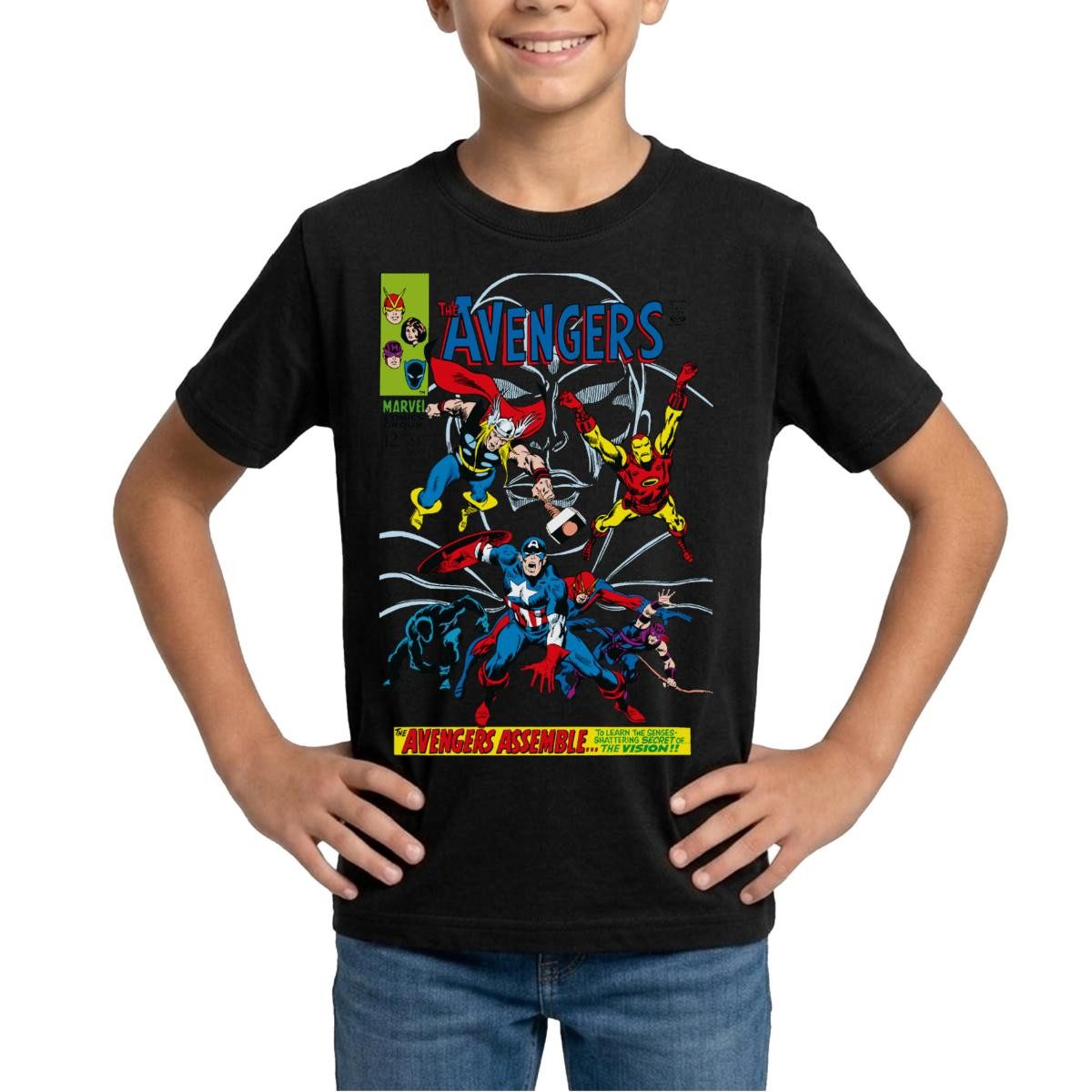 T-Shirt Avengers Comic Superhelden Assemble Teenager T-Shirt