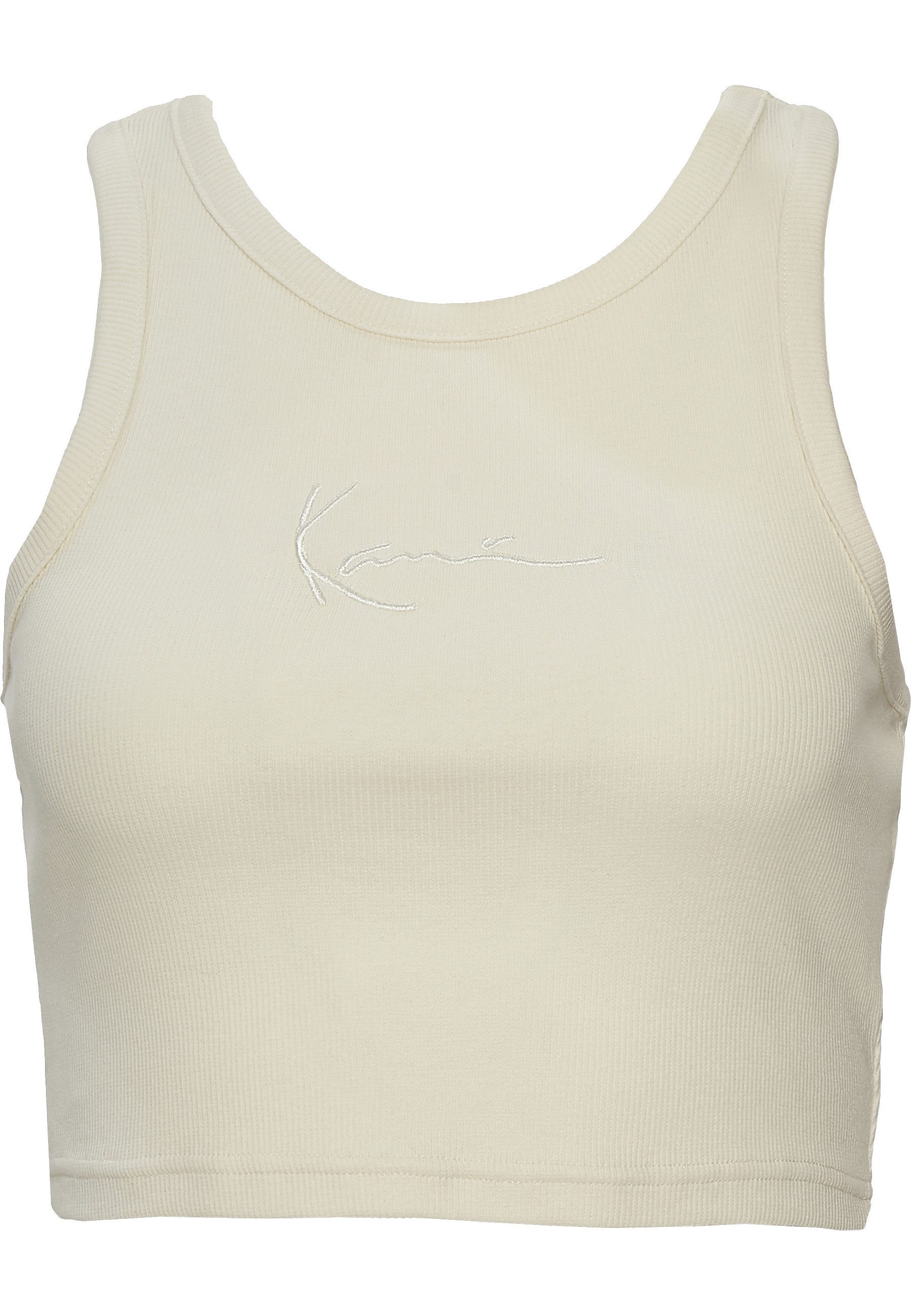 Karl Kani Tanktop Karl Kani Damen KW232-032-1 KK Small Signature Racer Rib Top (1-tlg)