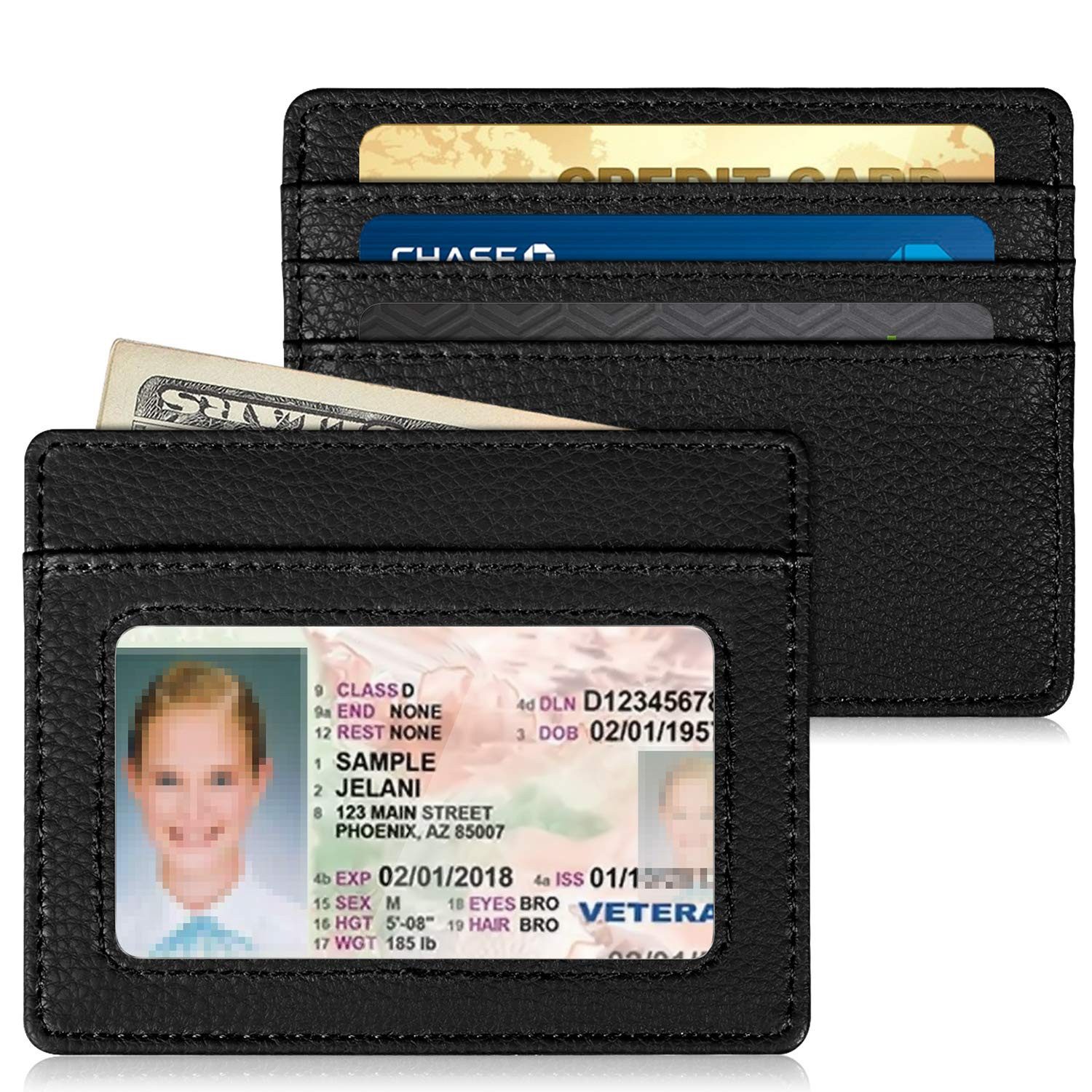 Fintie Mini Geldbörse Flache Kartenetui Ausweishülle, günstig online kaufen