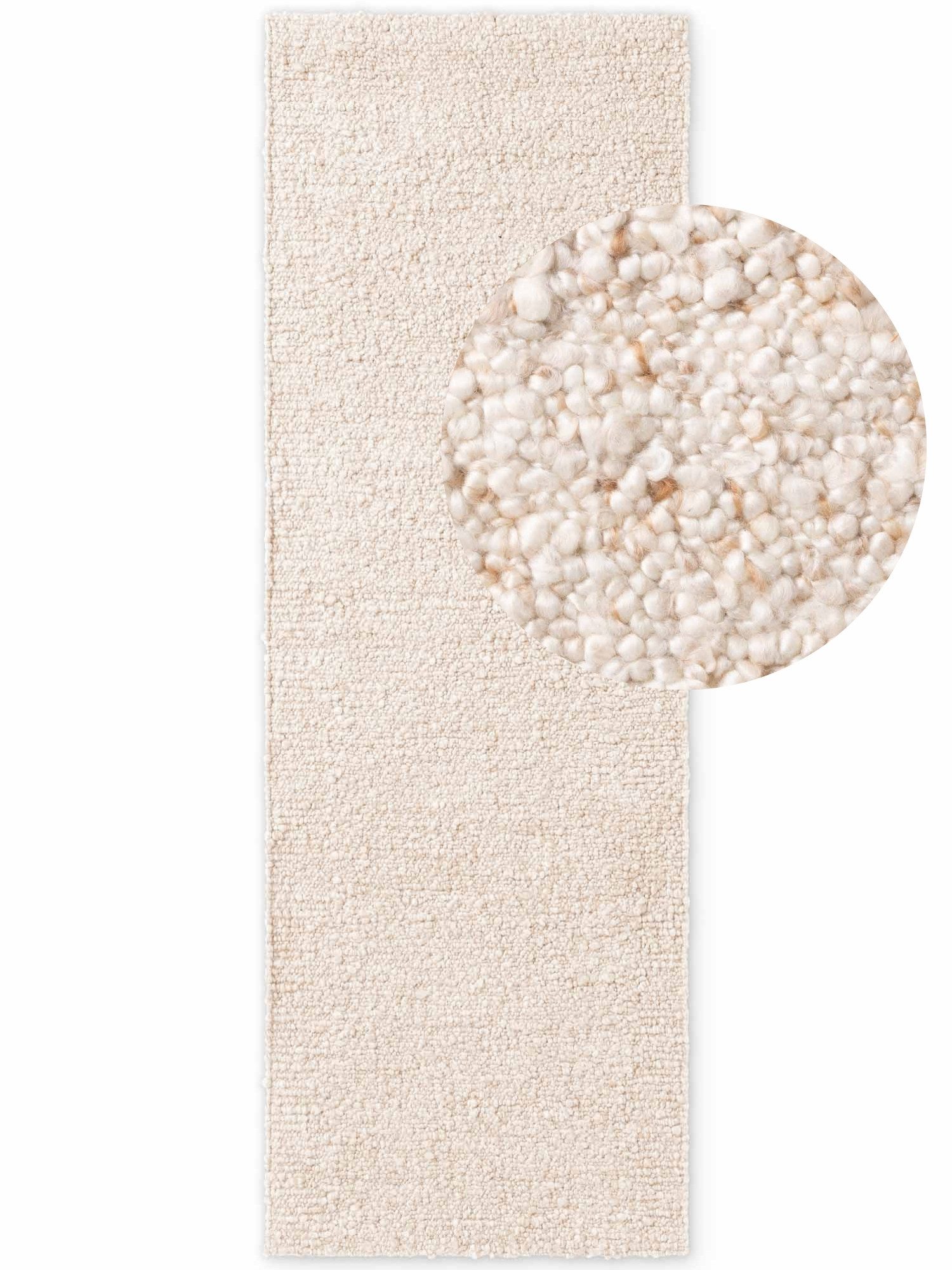 Ted Baker Teppich Soft Bouclé Portobello, auch als Läufer, rechteckig, Höhe: 10 mm, Woll-Optik, Bouclé Meliert, Wohnzimmer, Esszimmer, Schlafzimmer, Flur