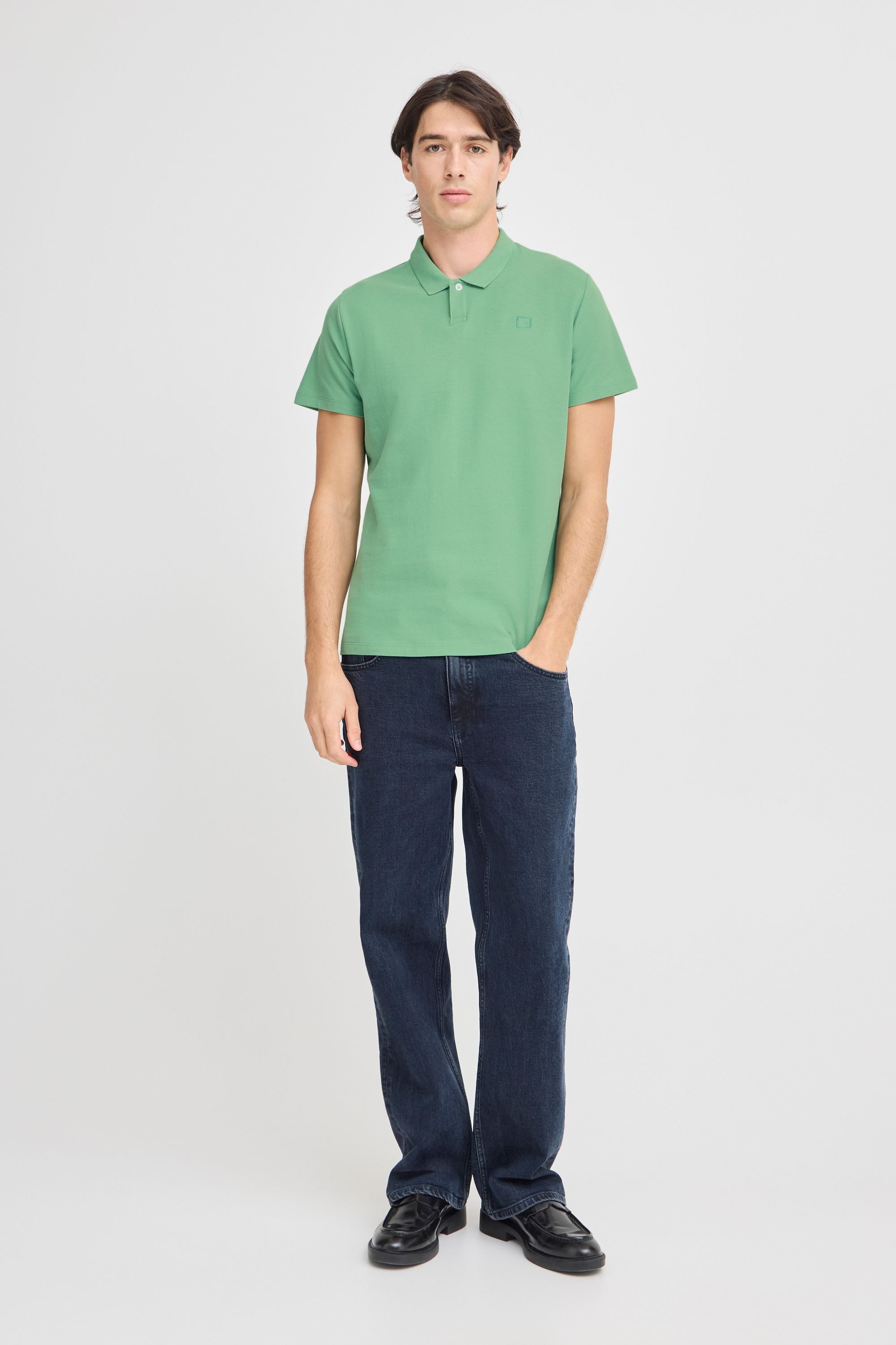 Casual Friday Poloshirt CFTristan Modernes Poloshirt mit Knopfleiste