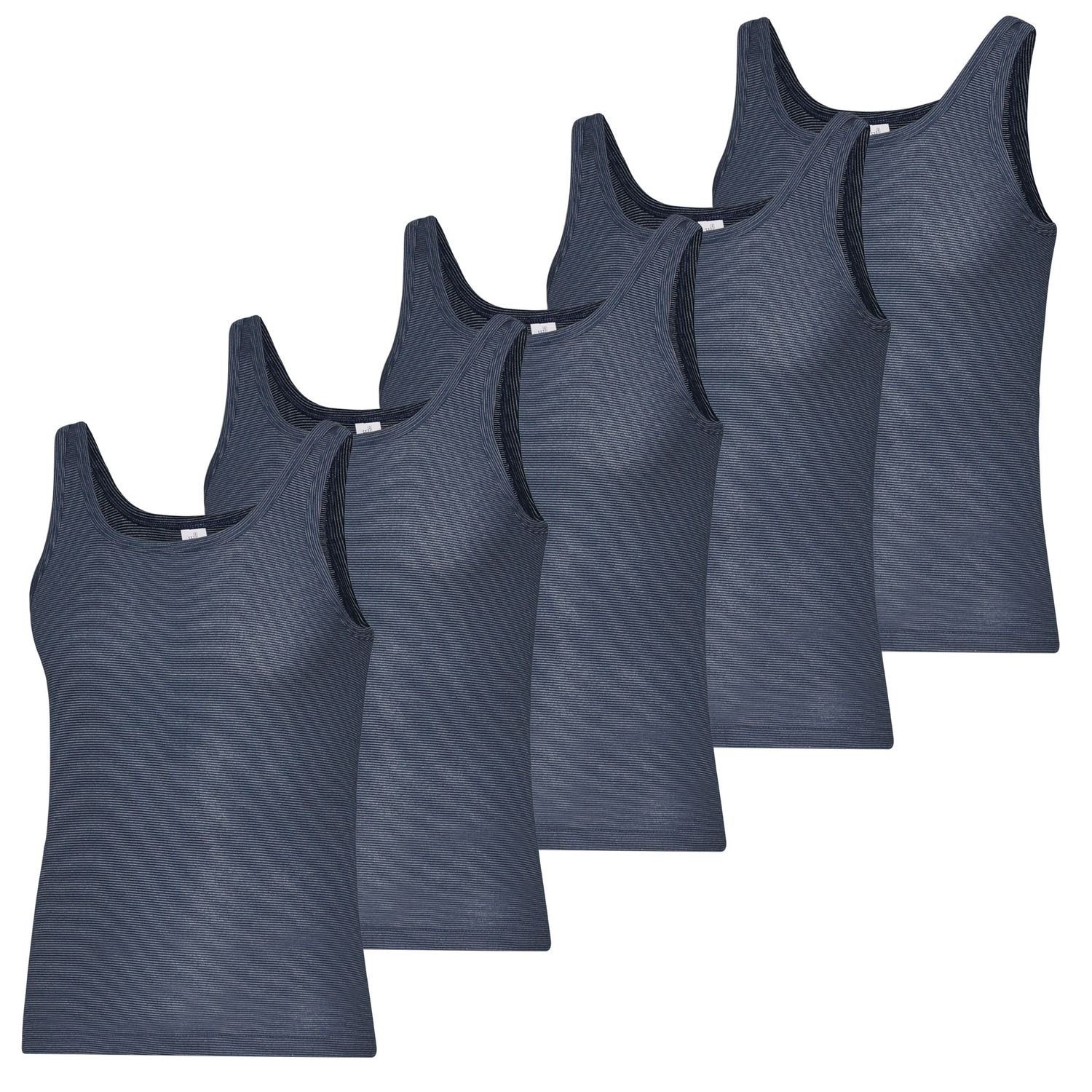 ESGE - Die Wäsche-Macher Unterhemd Feinripp Ringel (Mehrpack, 5-St., Sparpa günstig online kaufen