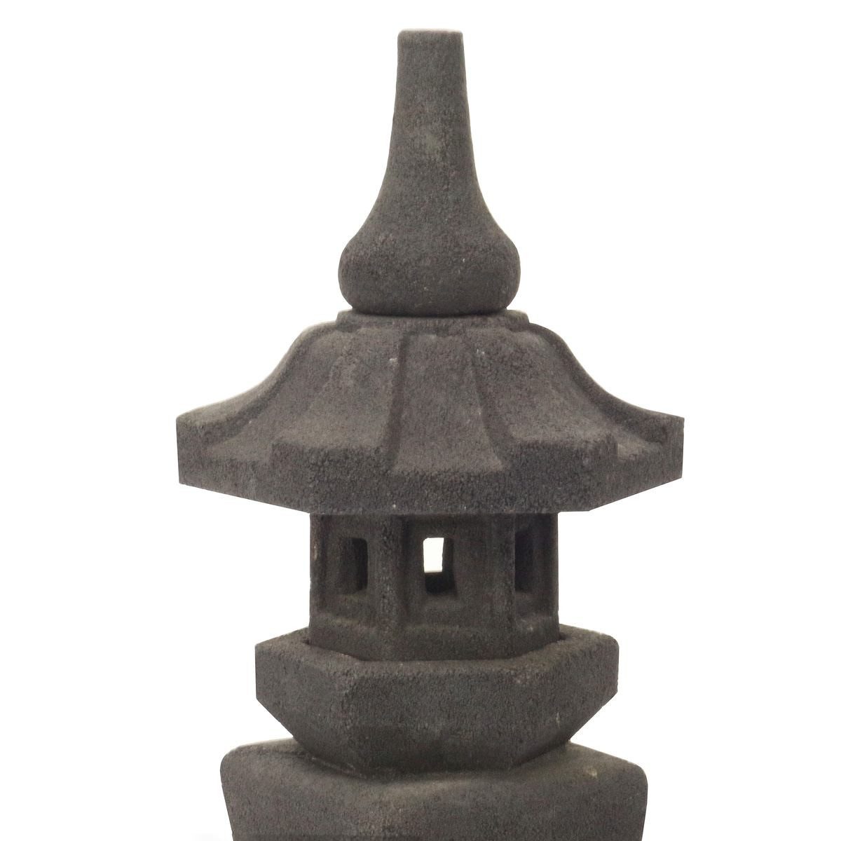 Oriental Galerie Dekofigur Garten Pagode Skulptur bestehend aus 4 Teilen 38 cm (1 St)